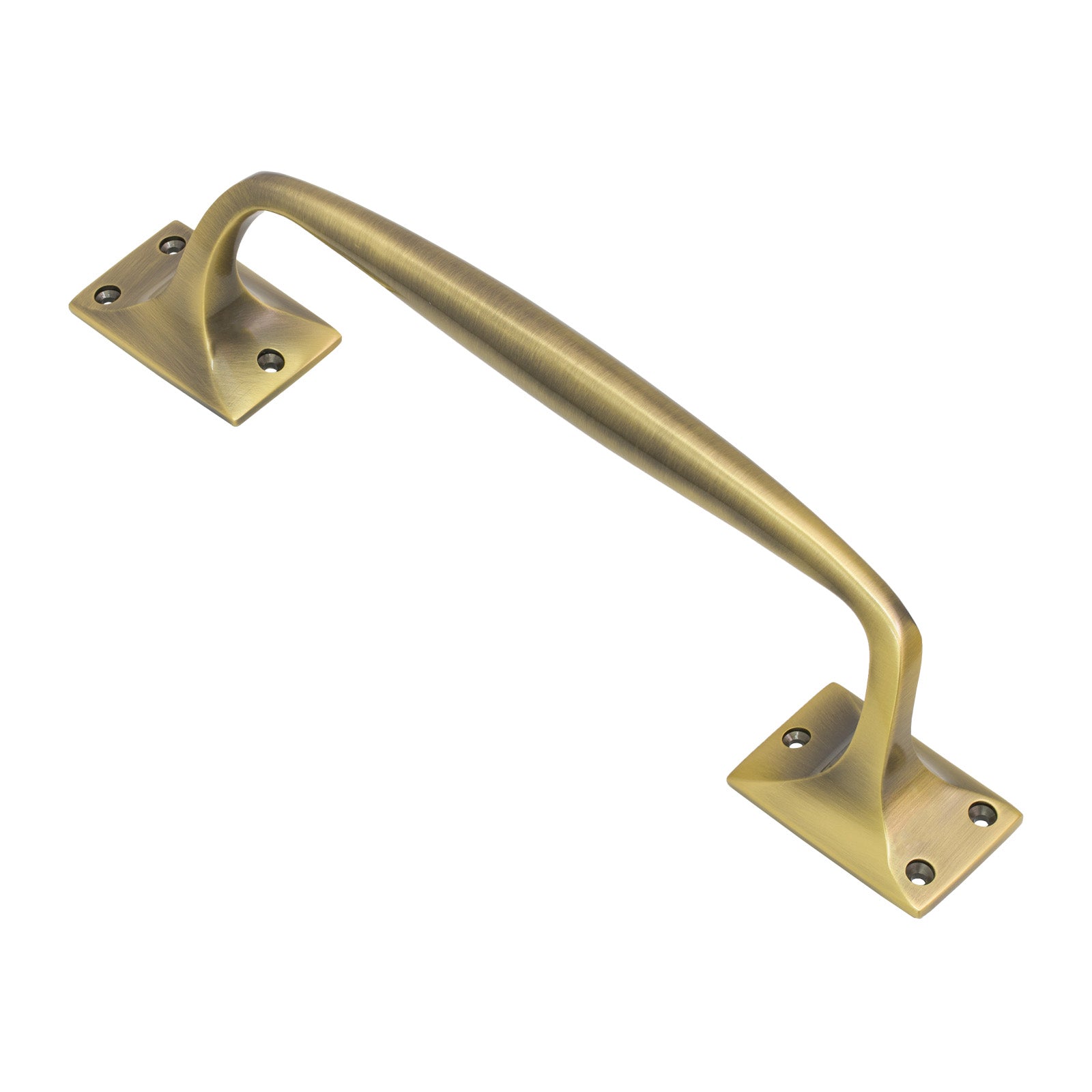 SHOW Image of 310mm Antique Brass Offset Door Pull Handle