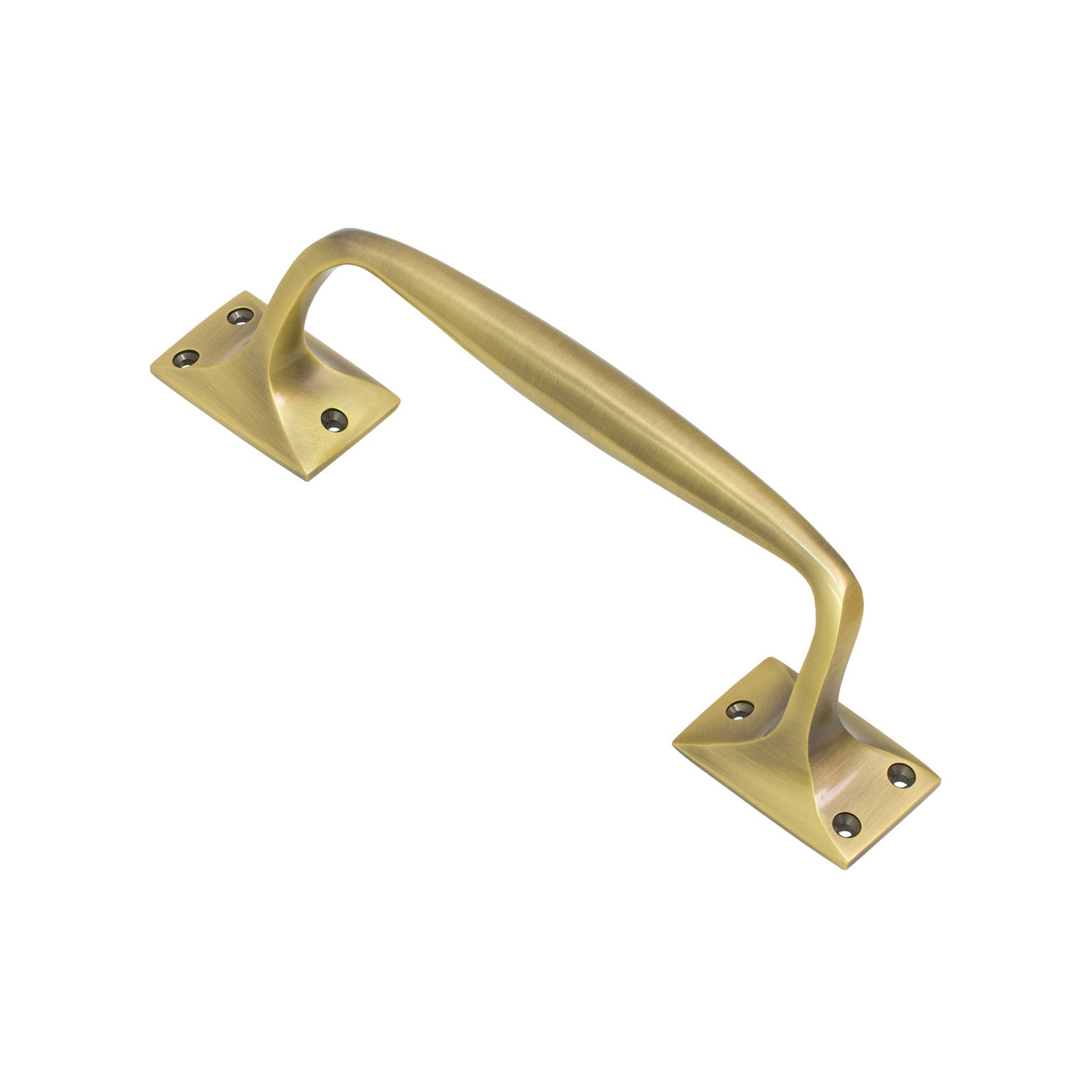 SHOW Image of 253mm Antique Brass Offset Door Pull Handle