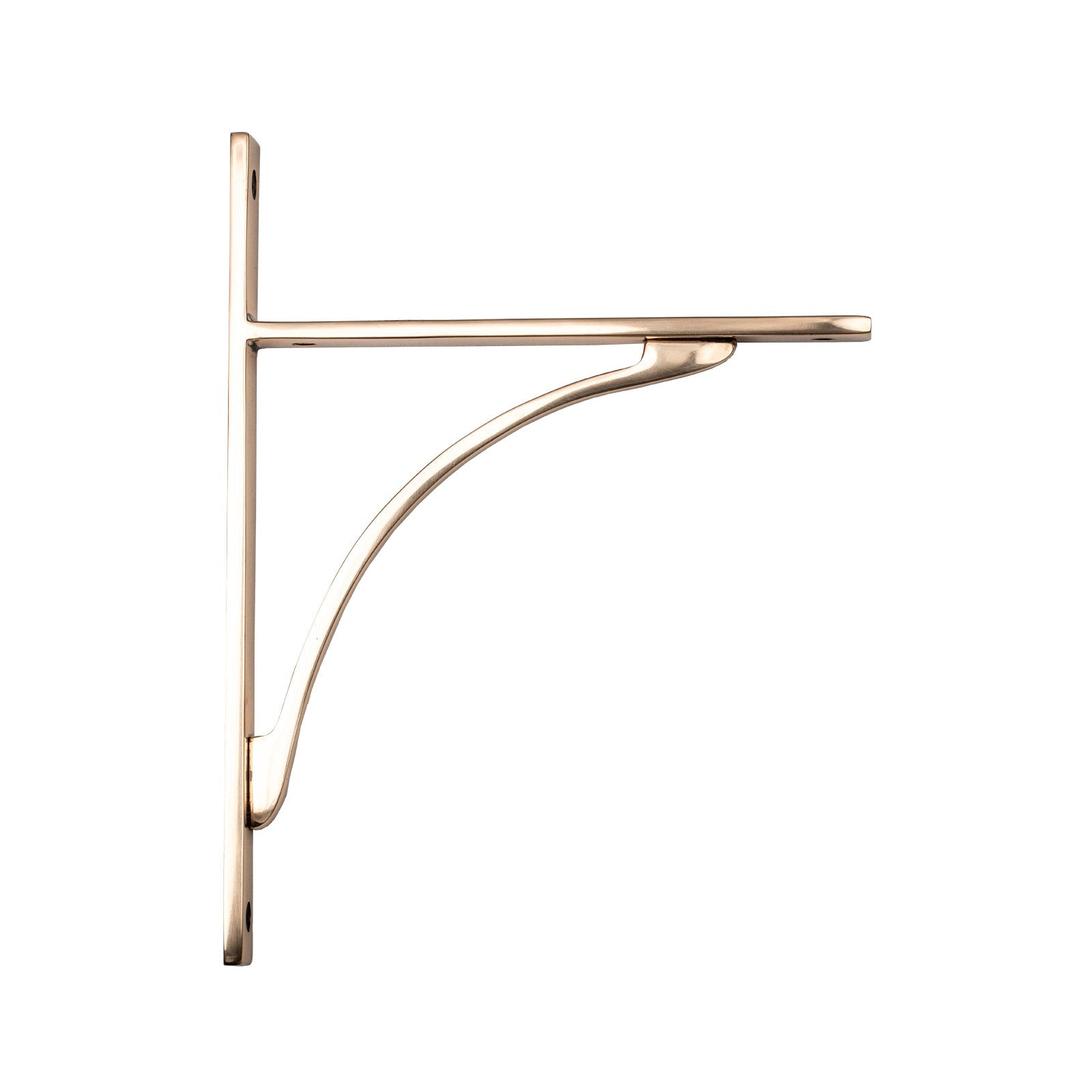 260mm Polished Bronze Apperley Shelf Bracket