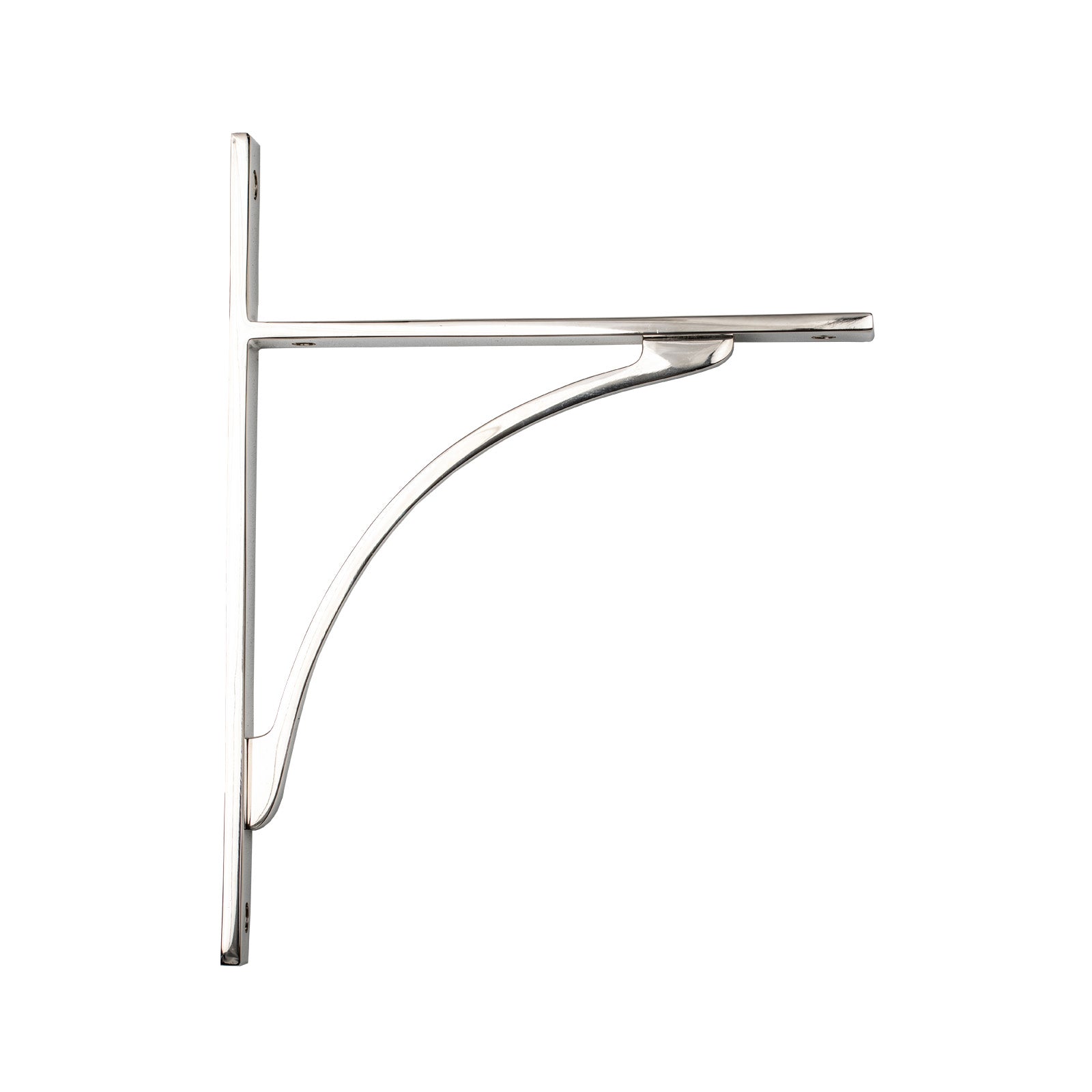 260mm Polished Nickel Apperley Shelf Bracket