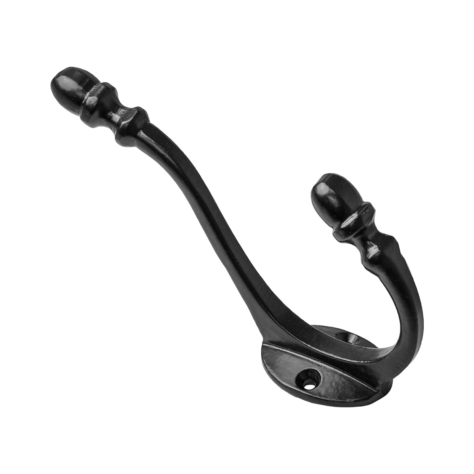 Acorn Coat Hook Black 