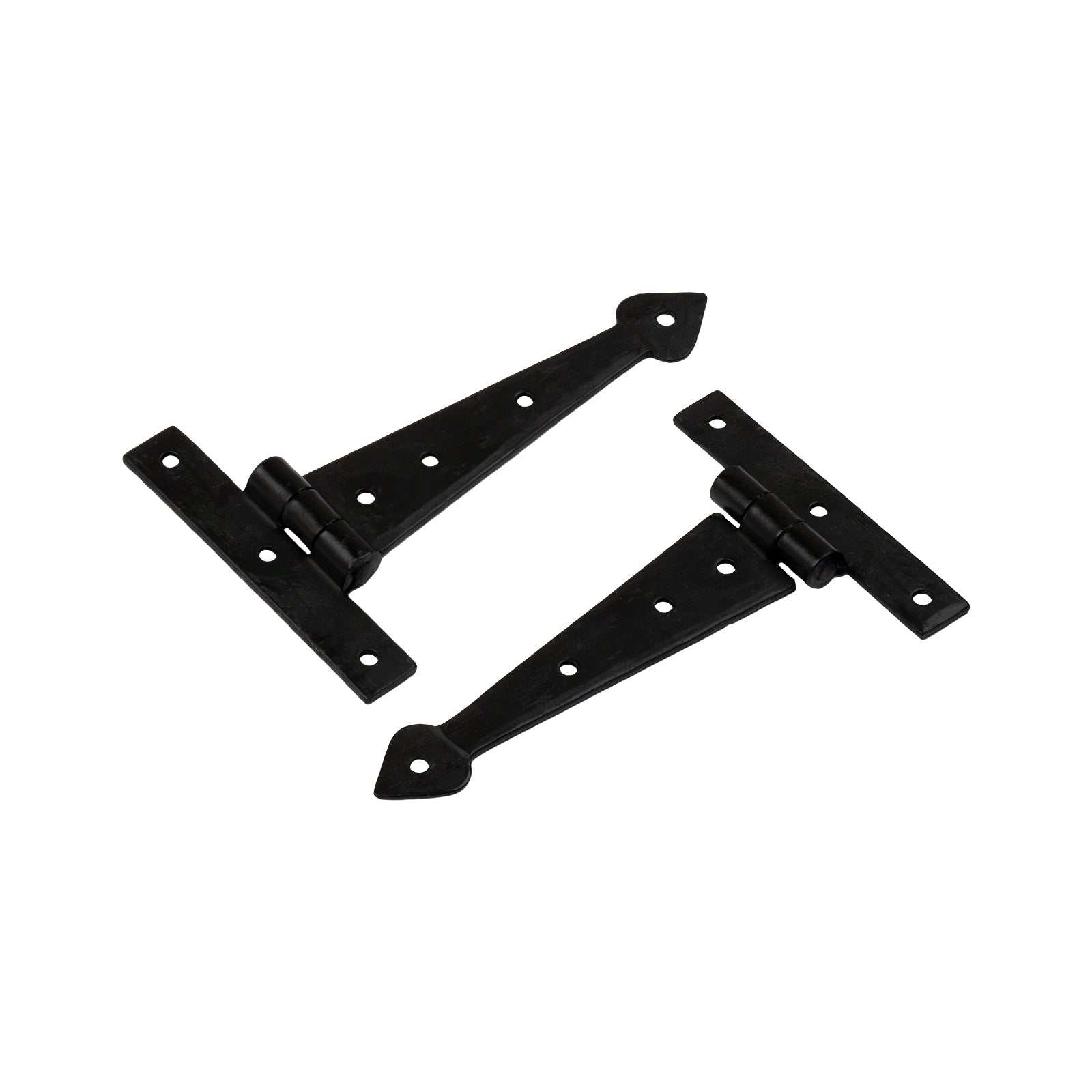 Arrow End T Hinges Black