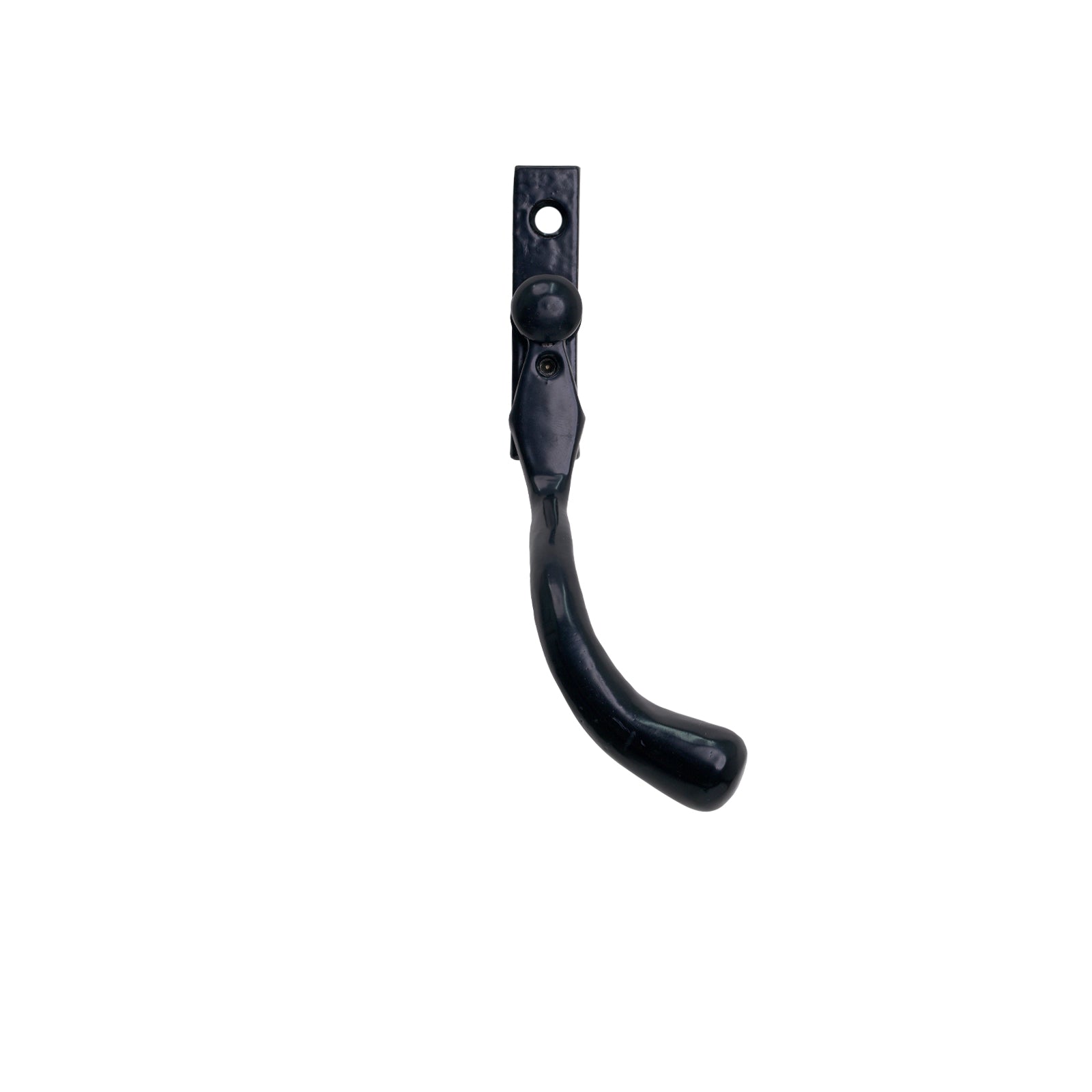 RH Black Large 16mm Peardrop Espagnolette