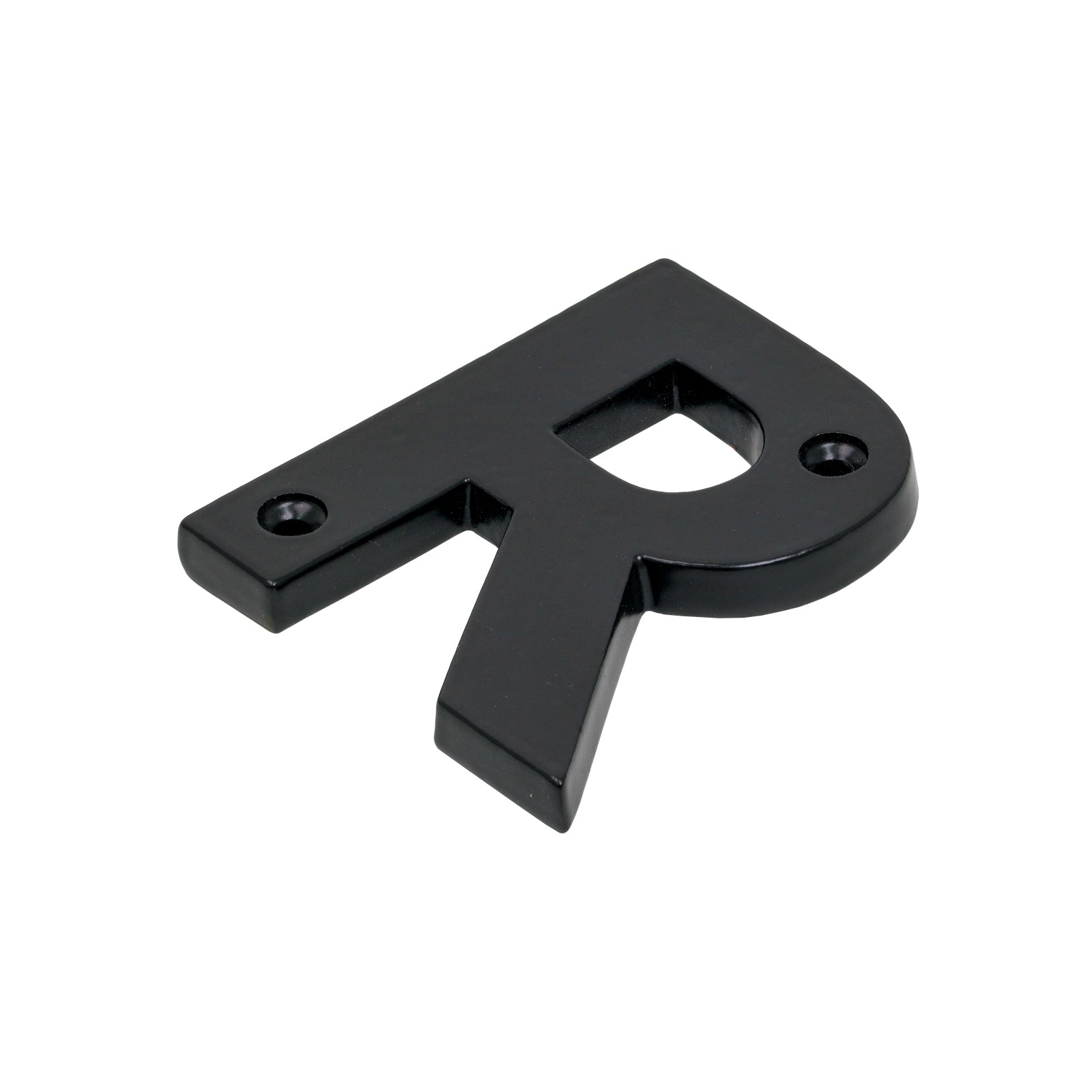 SHOW Image of Black Front Door Letter R