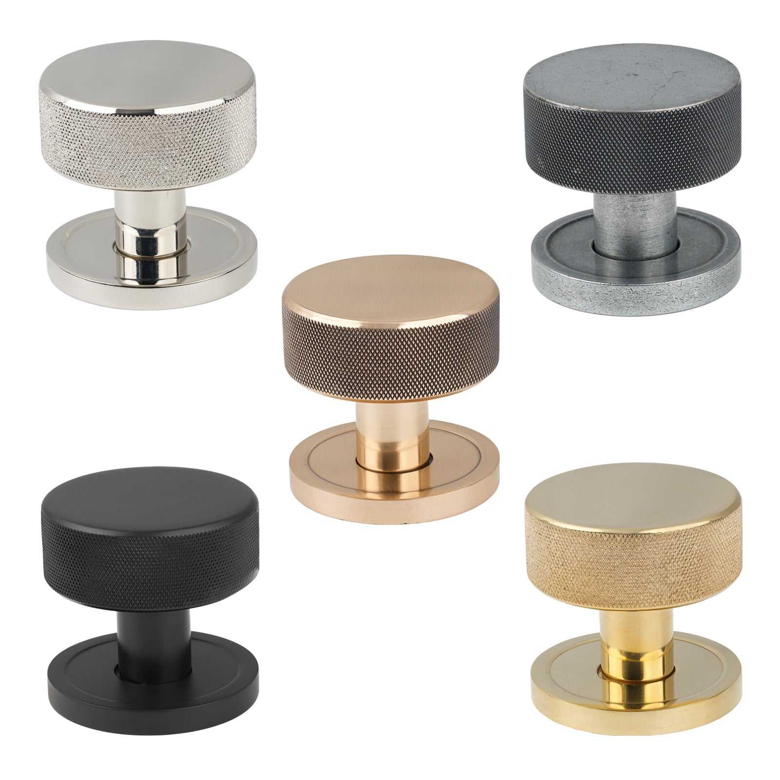 Level Image of Plain Brompton Mortice Knobs