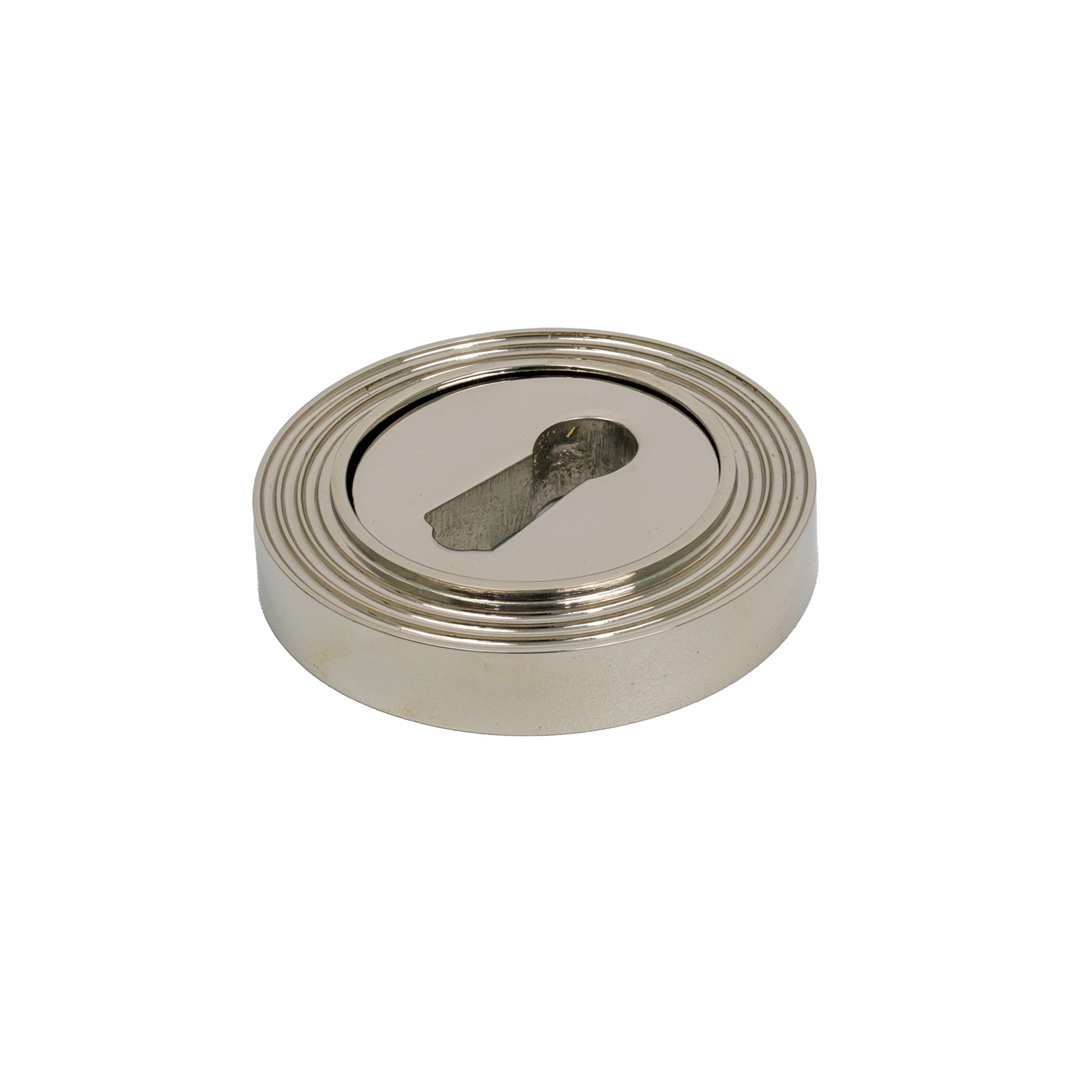 Polished Nickel BSU Beehive Round Escutcheon