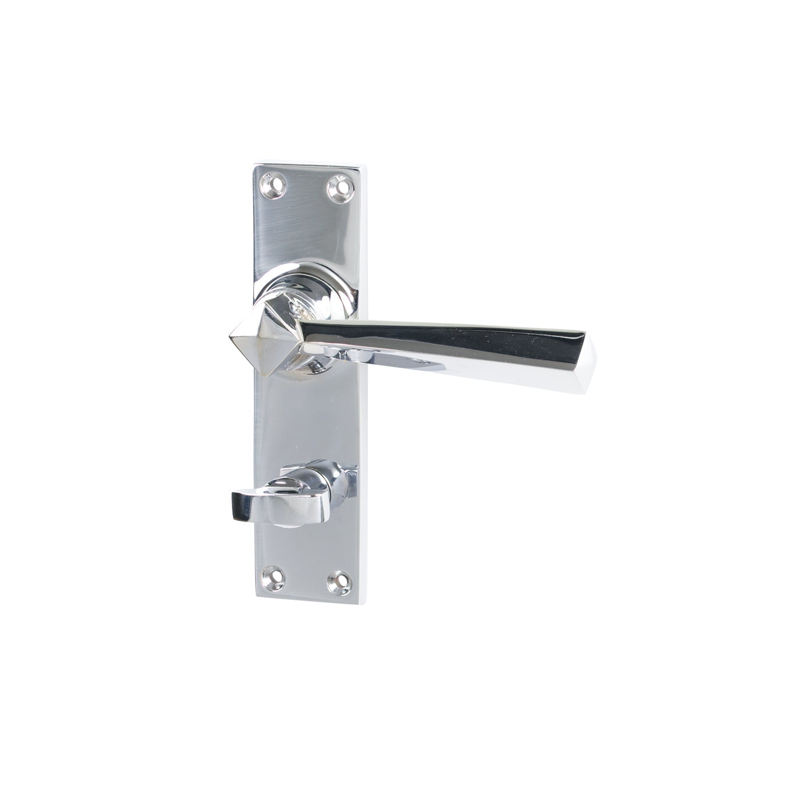 Polished Chrome Bathroom Straight Lever Handles