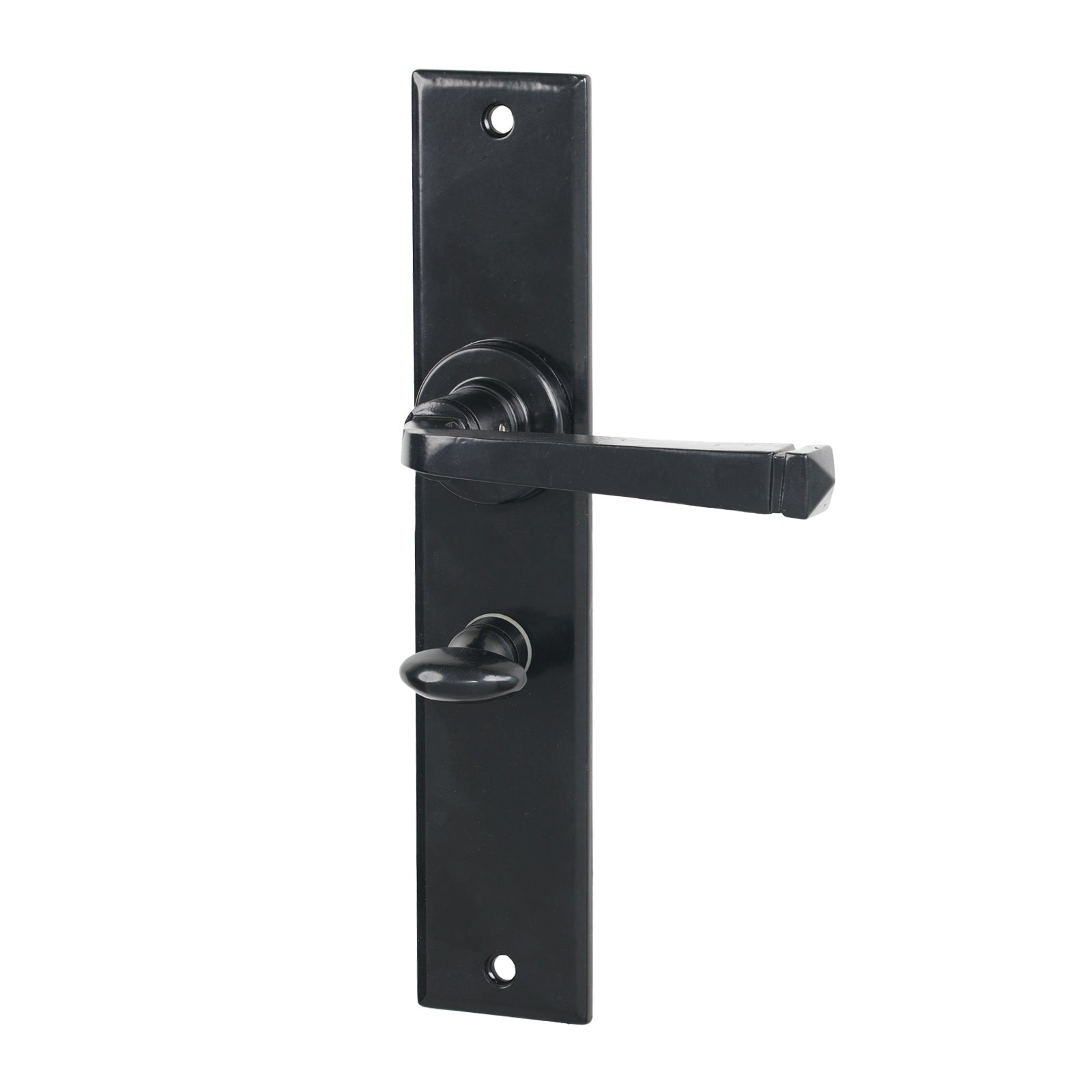 Black Bathroom Large Avon Lever Handles