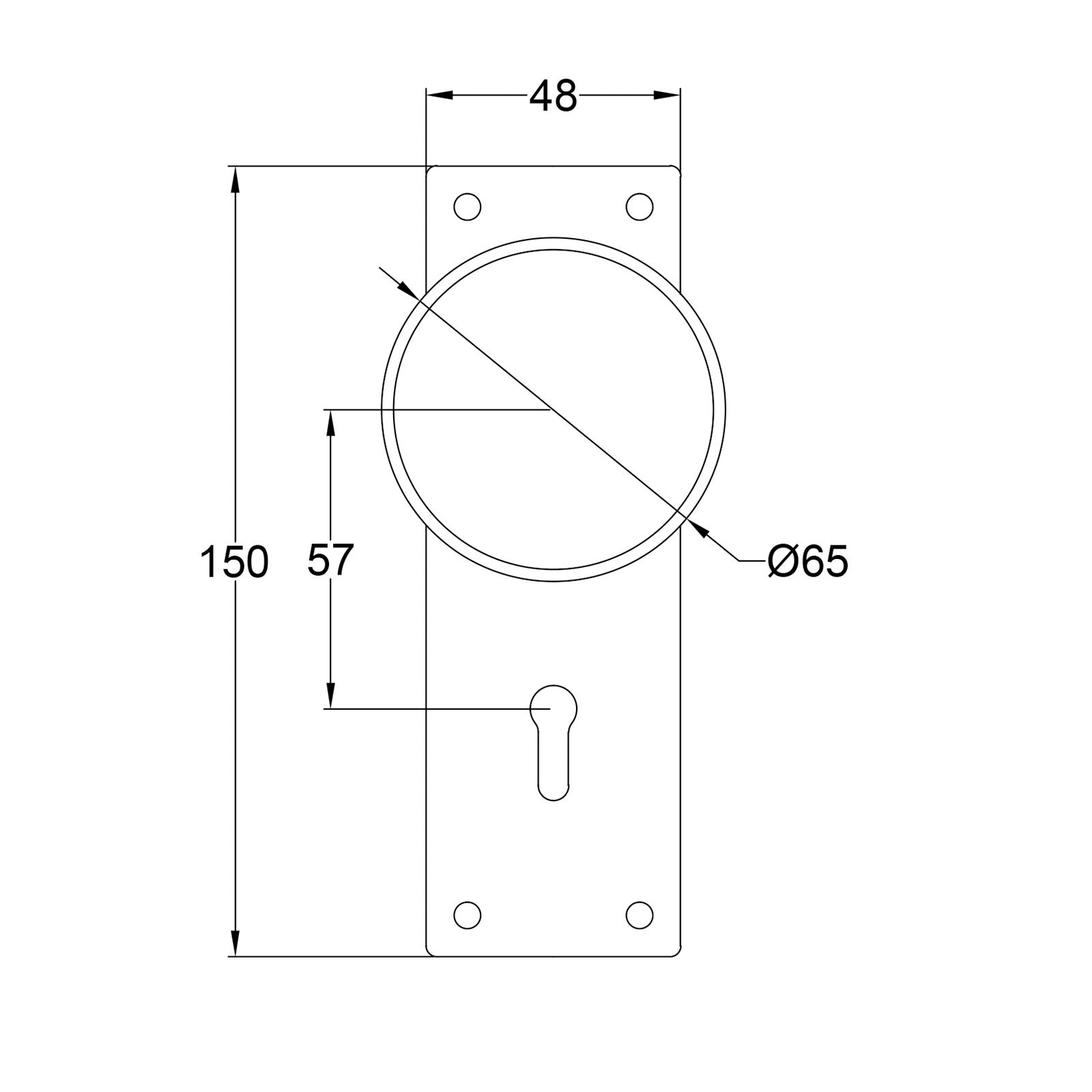 Beamish Pewter Door Knobs On Narrow Backplate 3 Lever Lock SHOW