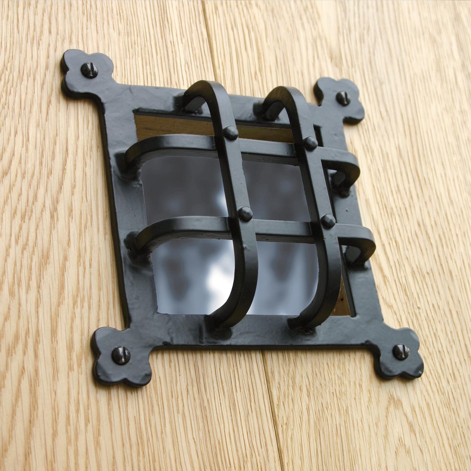 SHOW Hover Image of Black Raised Door Grill