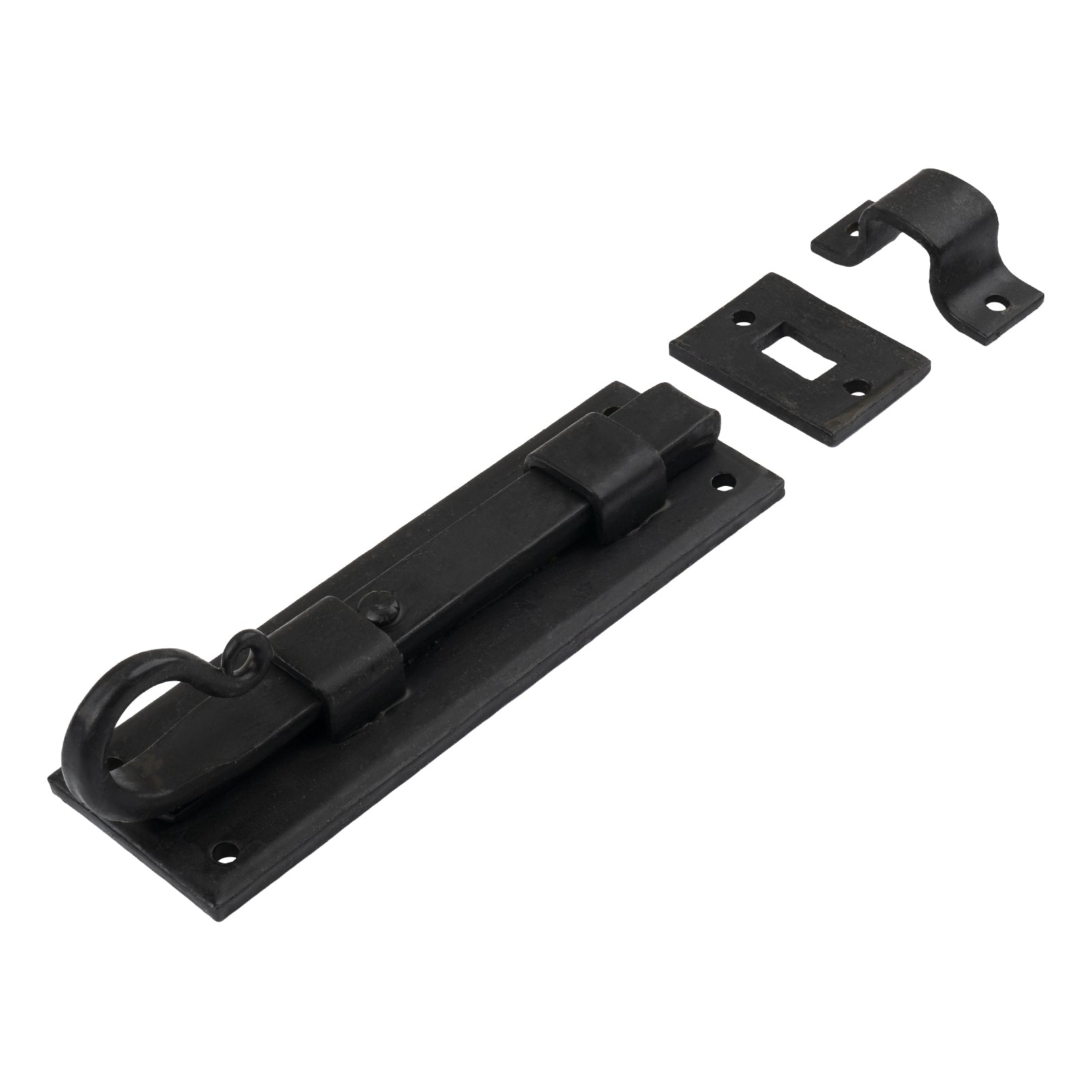 large door bolt straight black SHOW