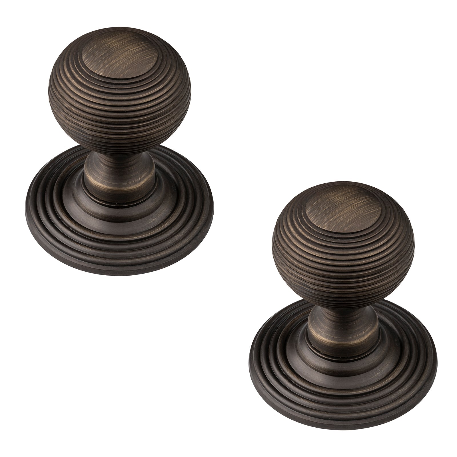 Urban Bronze Reeded Door Knobs SHOW