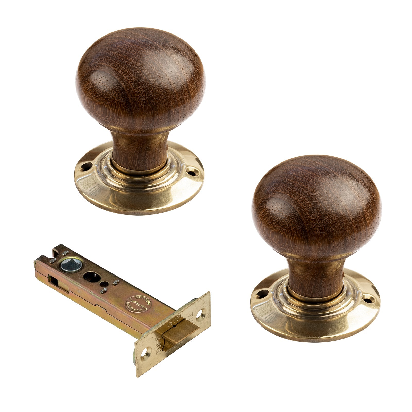 Bun Door Knobs 4 inch Latch Set SHOW