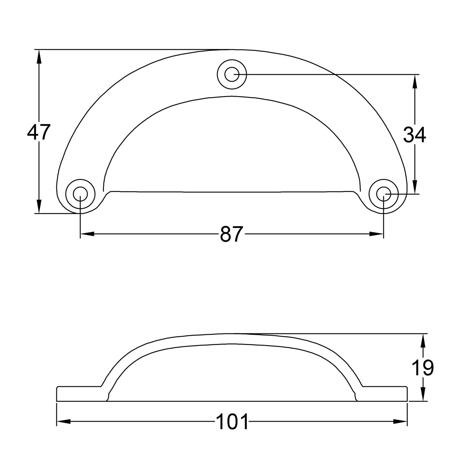 Drawing of Decorative Black SHOW