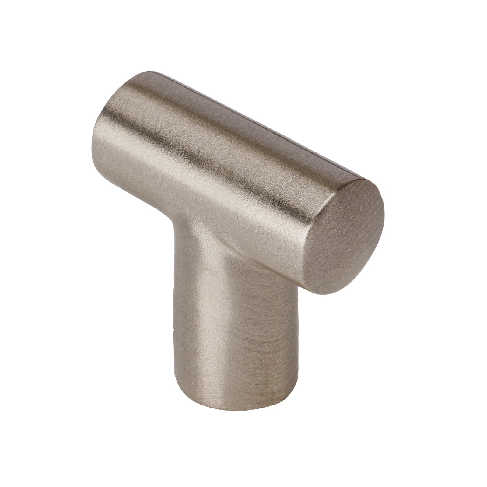 satin nickel t bar drawer knob