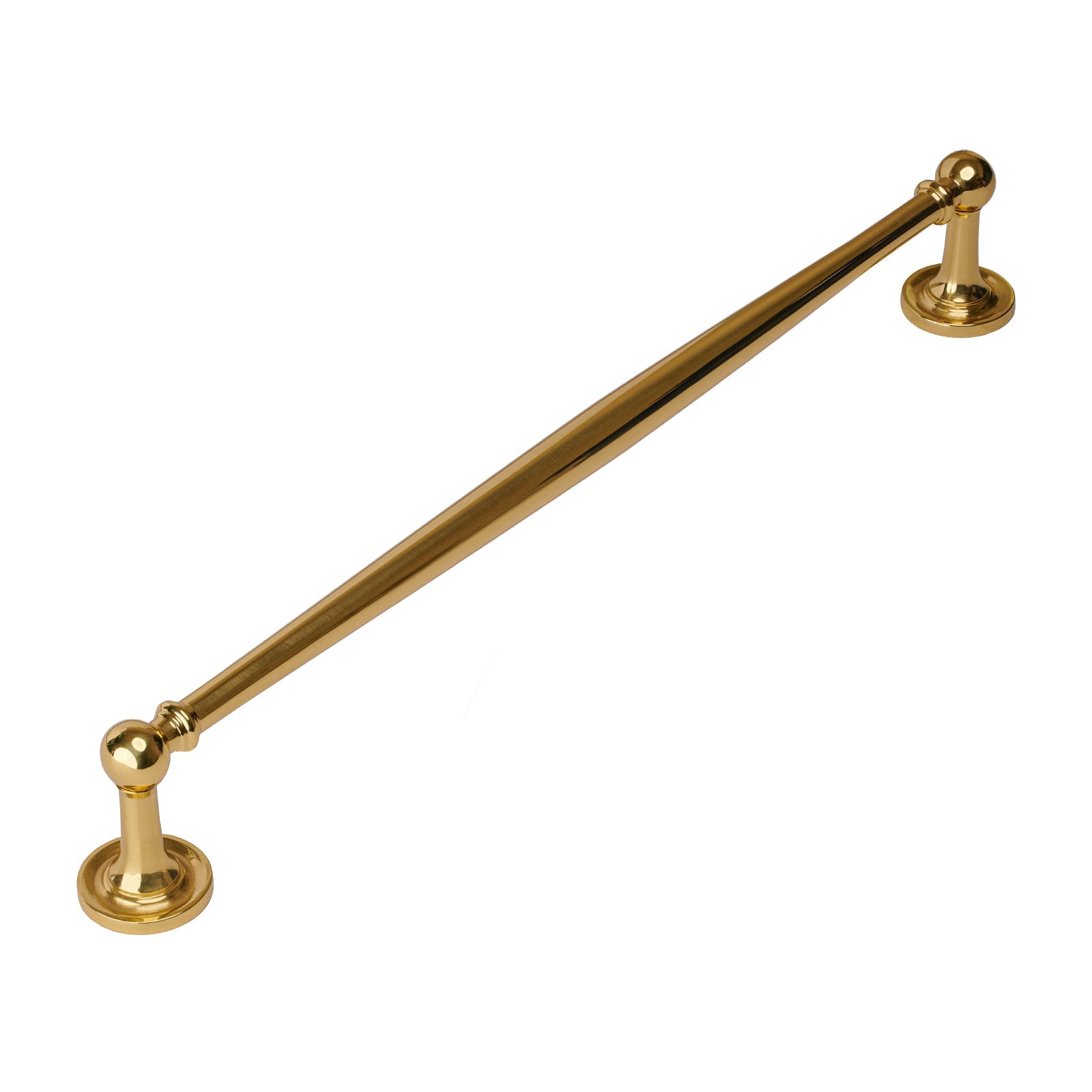 polished brass traditional kitchen pull handle