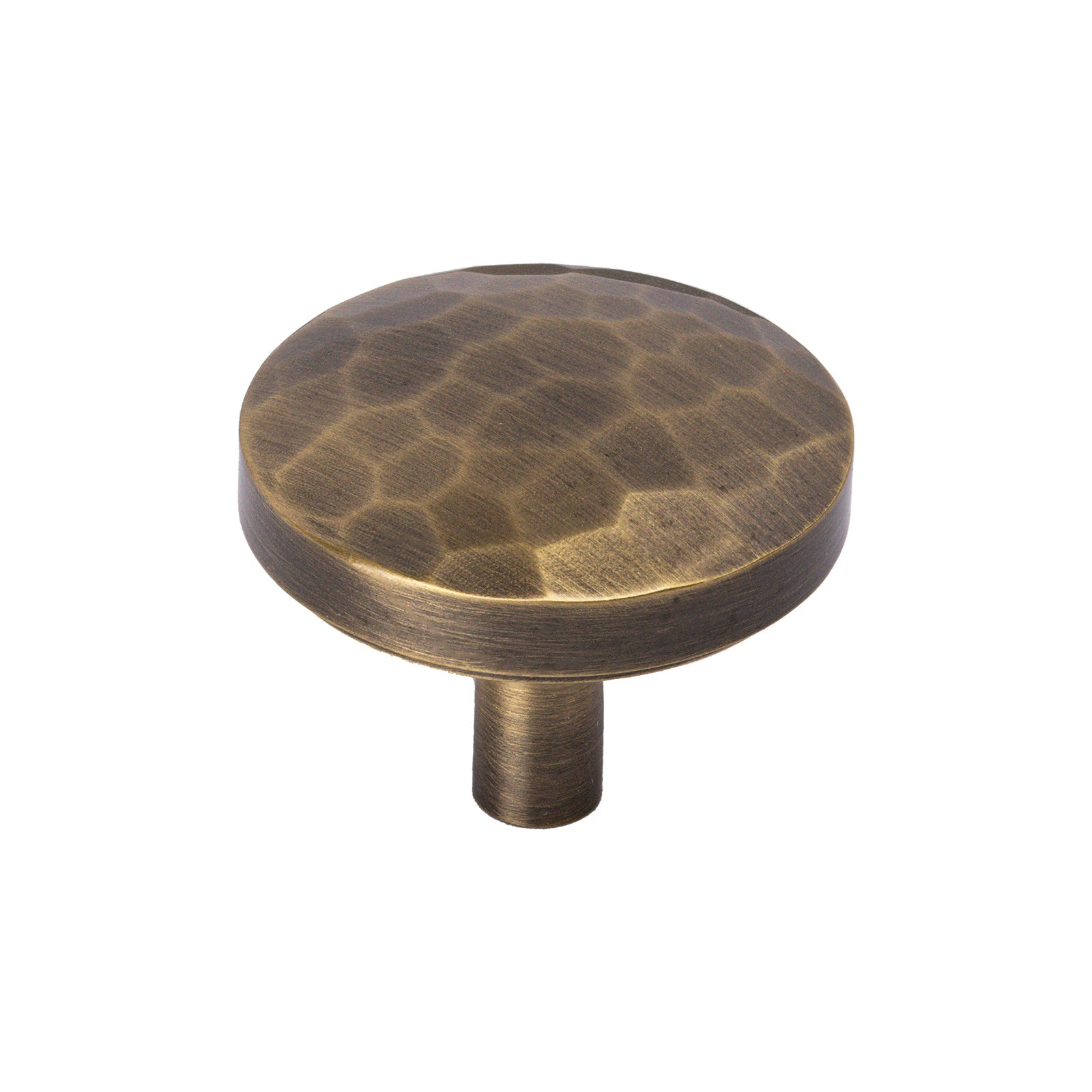 Round Hammered Cabinet Knobs