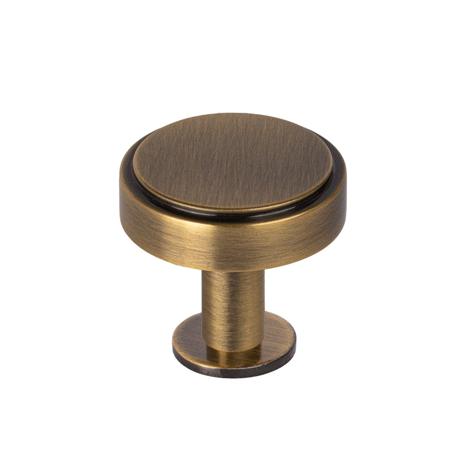 Stepped Disc Cabinet Knobs On Rose