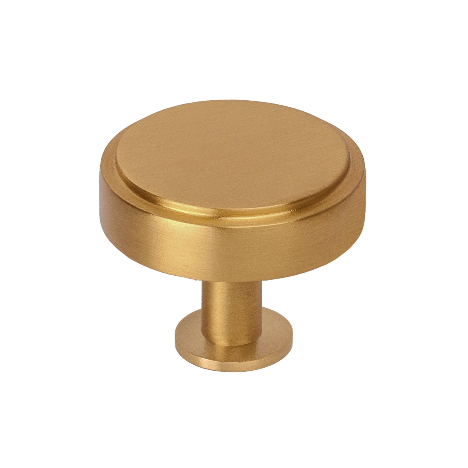 Stepped Disc Cabinet Knobs On Rose