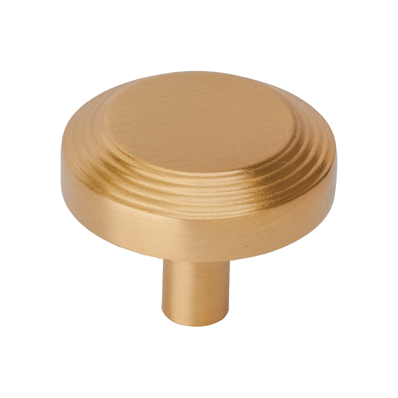 satin brass cabinet knob, kitchen hardware