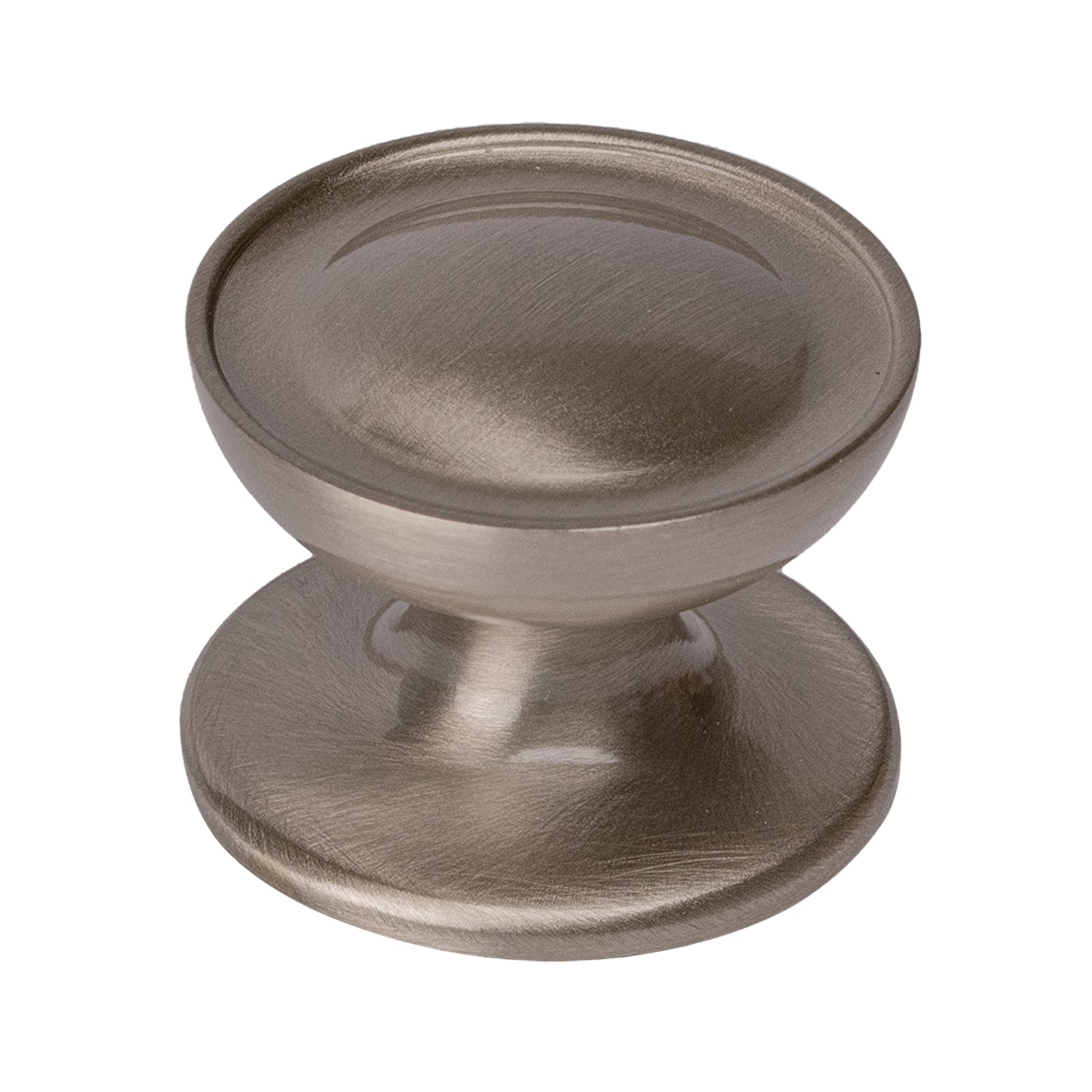 satin nickel traditional cabinet knob, kitchen cupboard knob