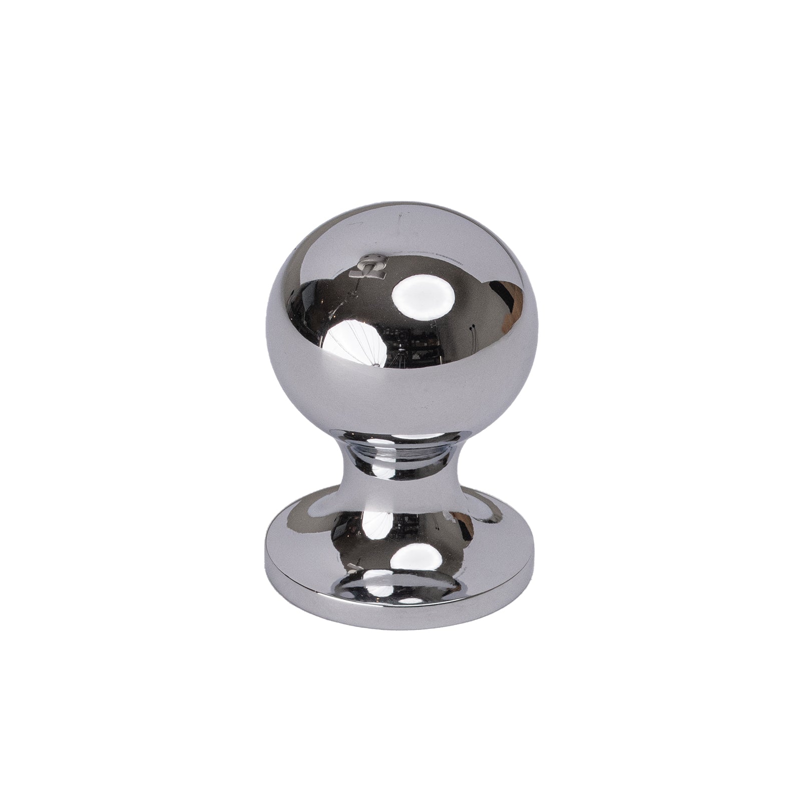 chrome round kitchen cupboard knob