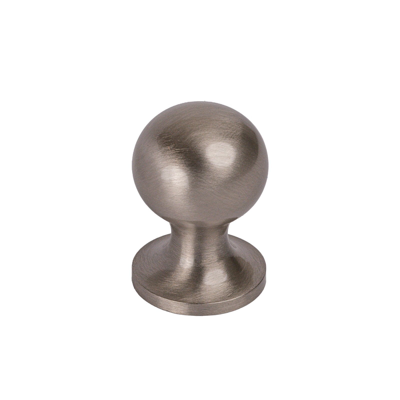 satin nickel ball cabinet knob