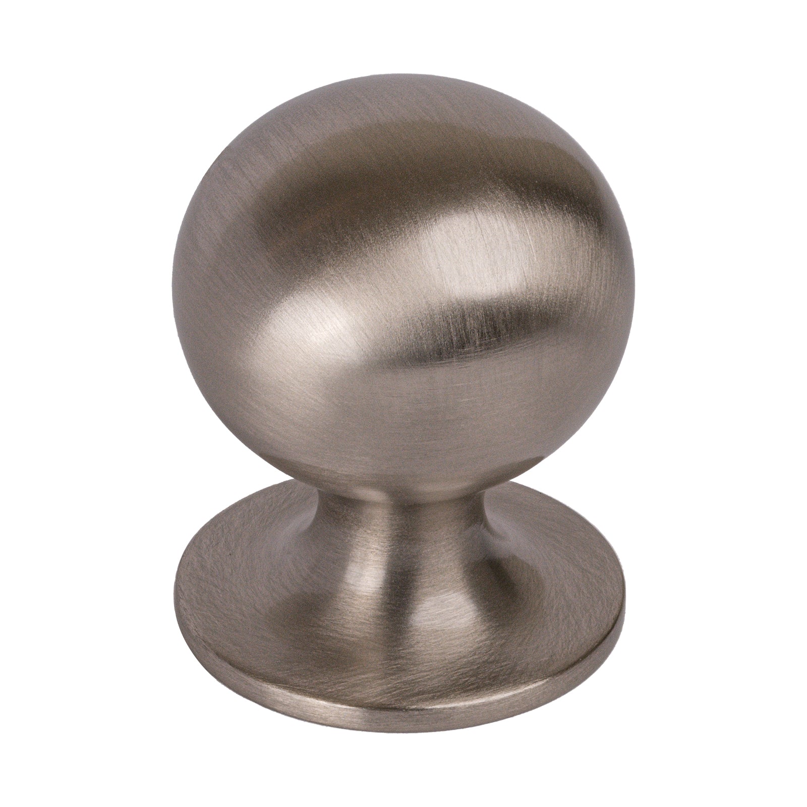 satin nickel kitchen cupboard and drawer knob