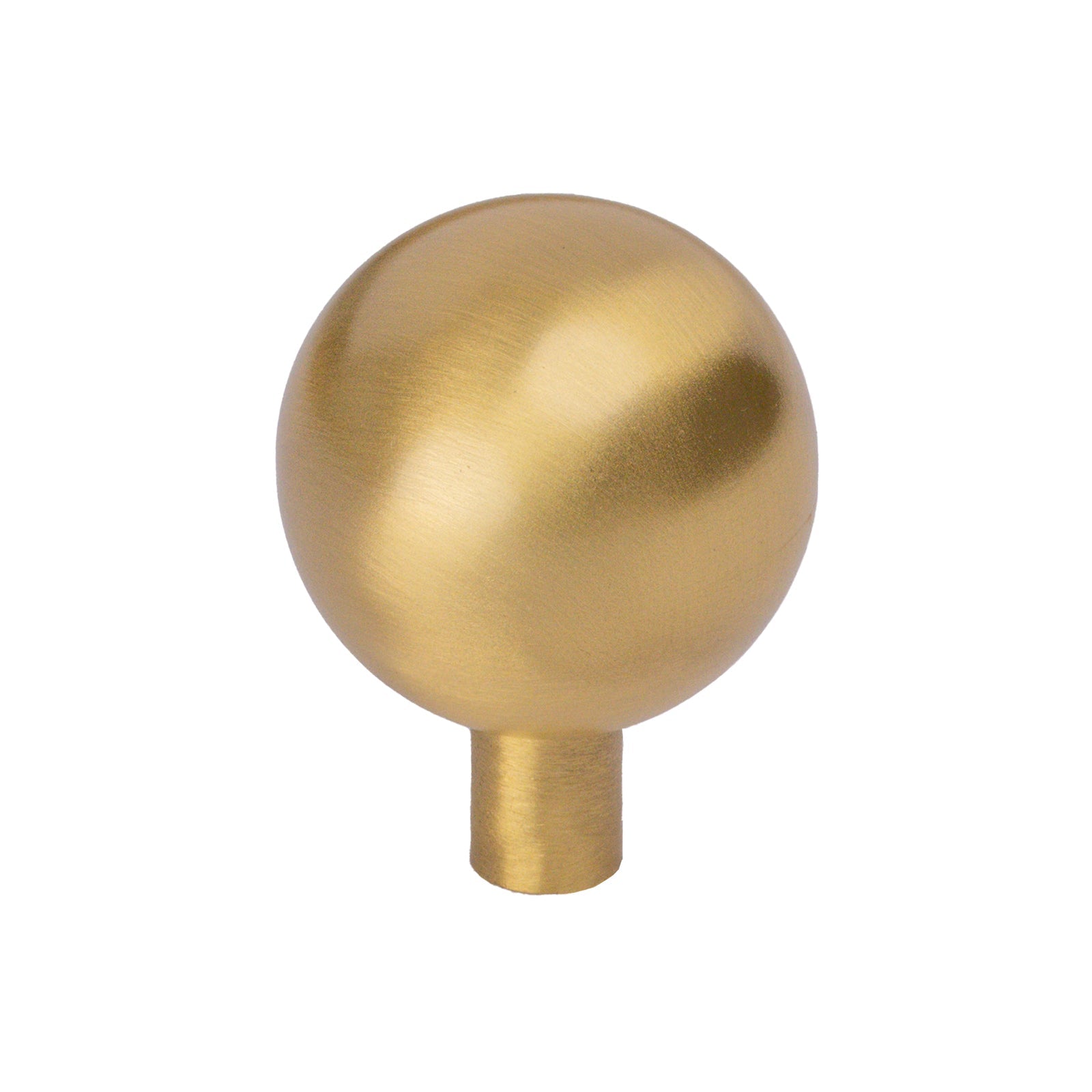 satin  brass ball cabinet knobs, kitchen cupbard knobs, cabinet hardware SHOW