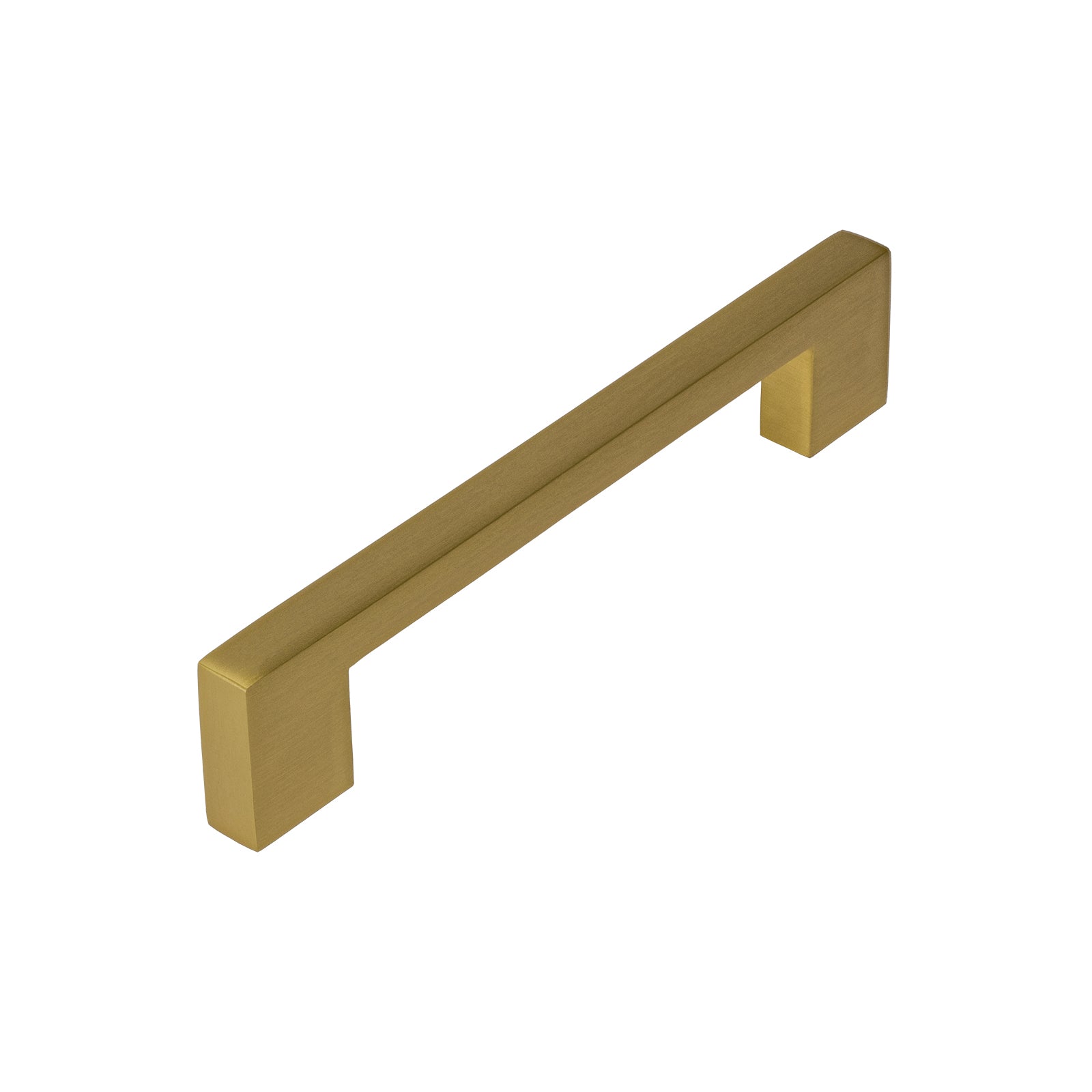 satin brass pull handle