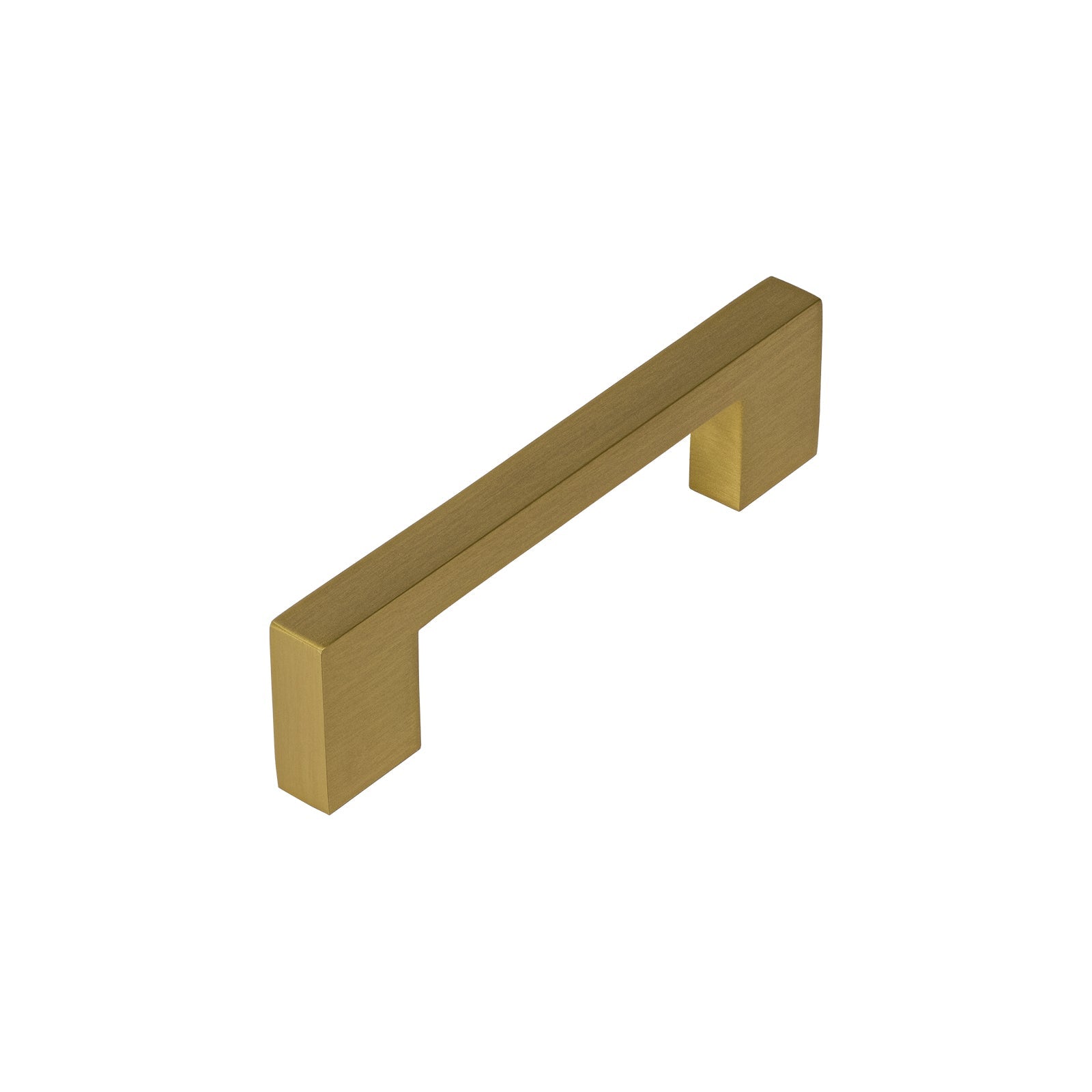 satin brass pull handle