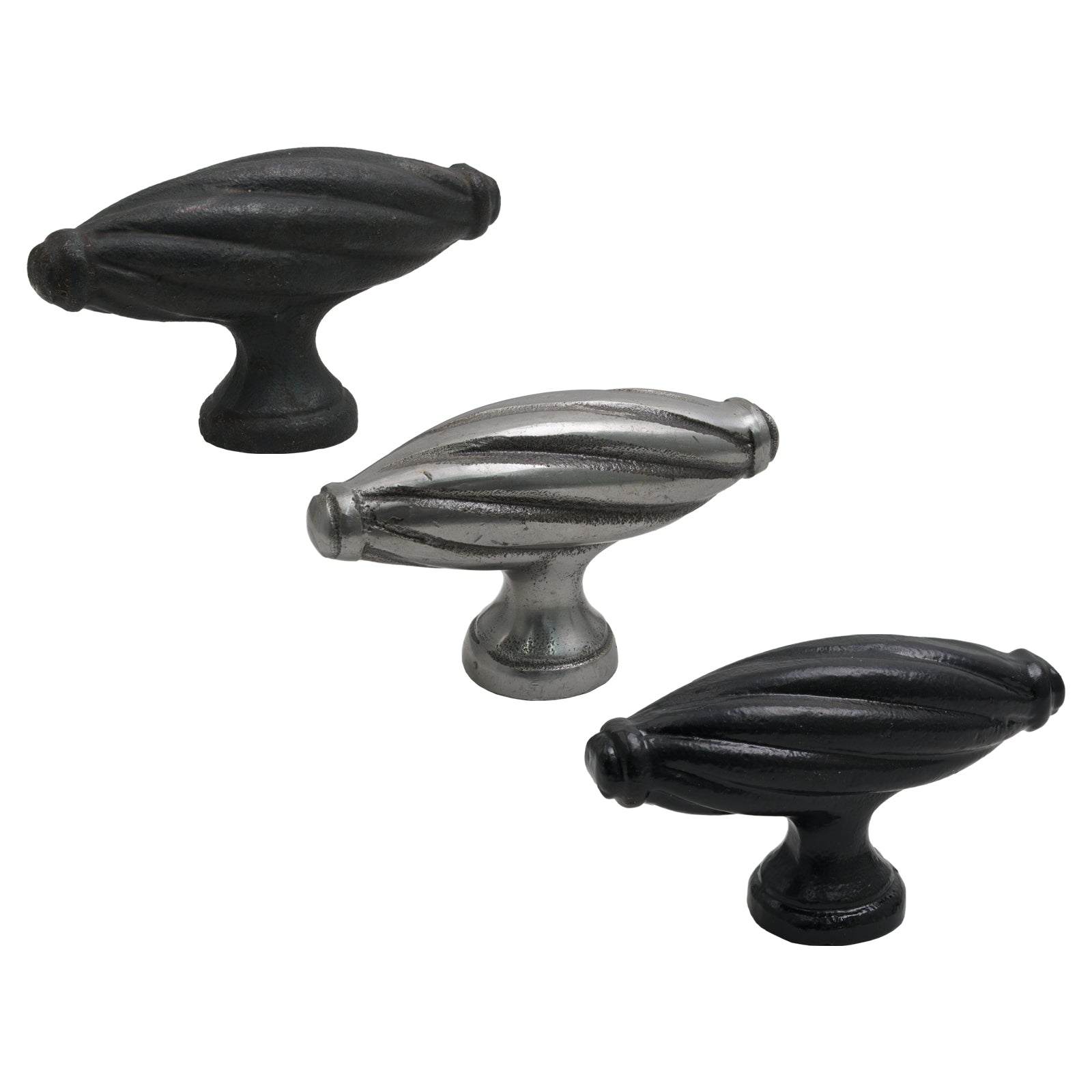 Oval Twist Cabinet Knob