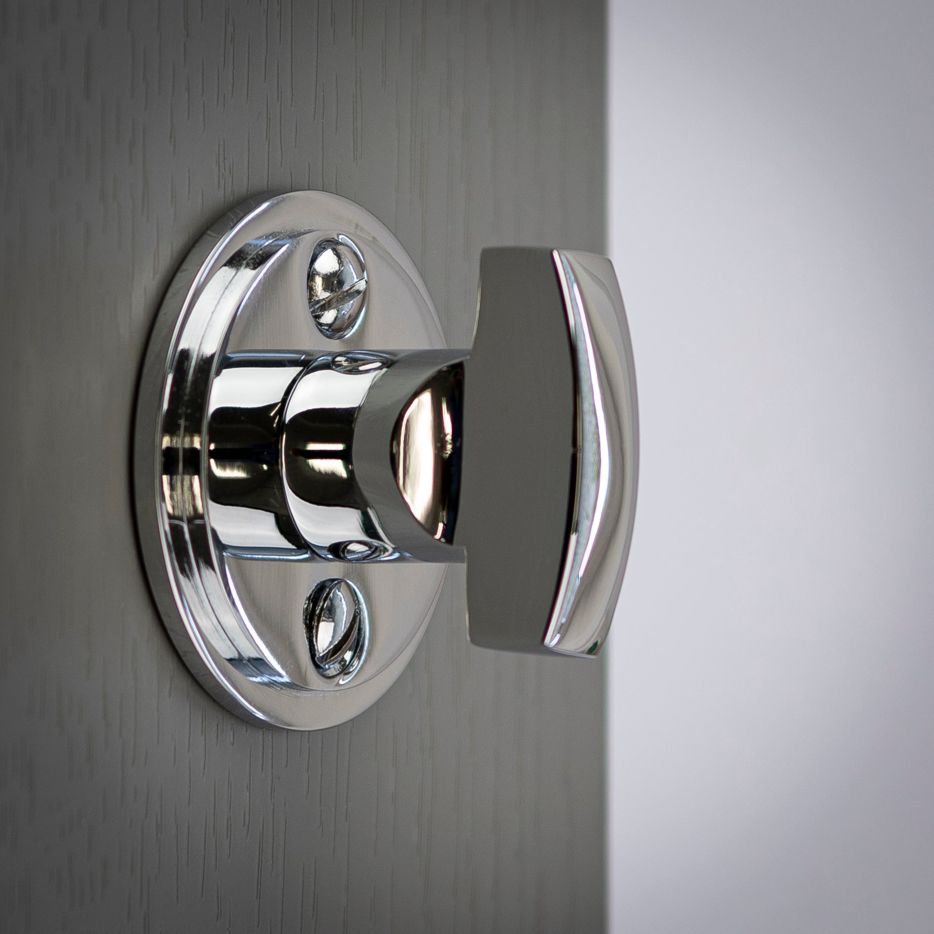 Chrome toilet door lock SHOW