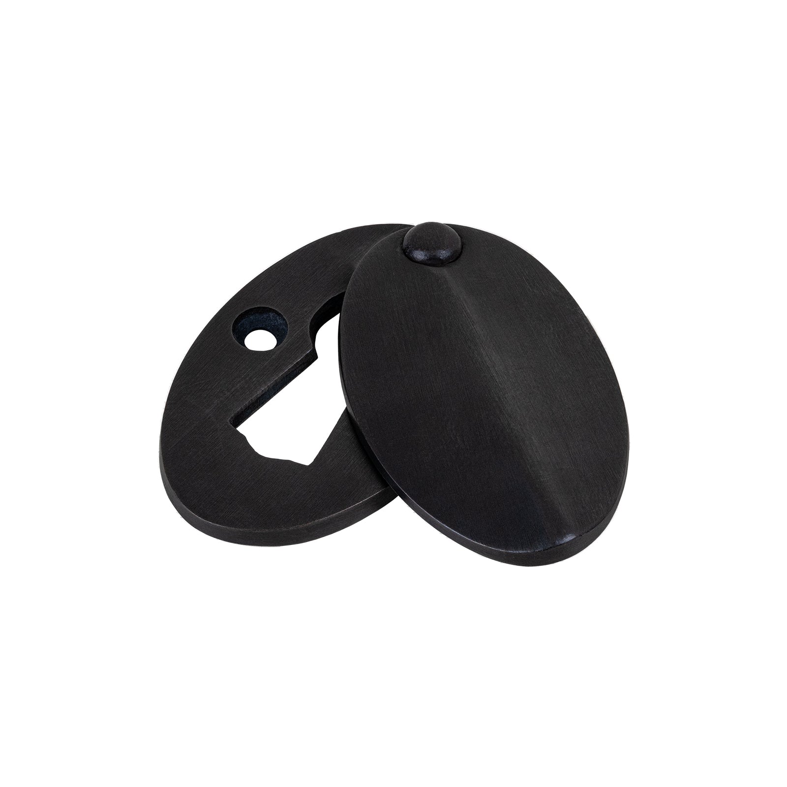 Oval covered escutcheon oil rubbed bronze