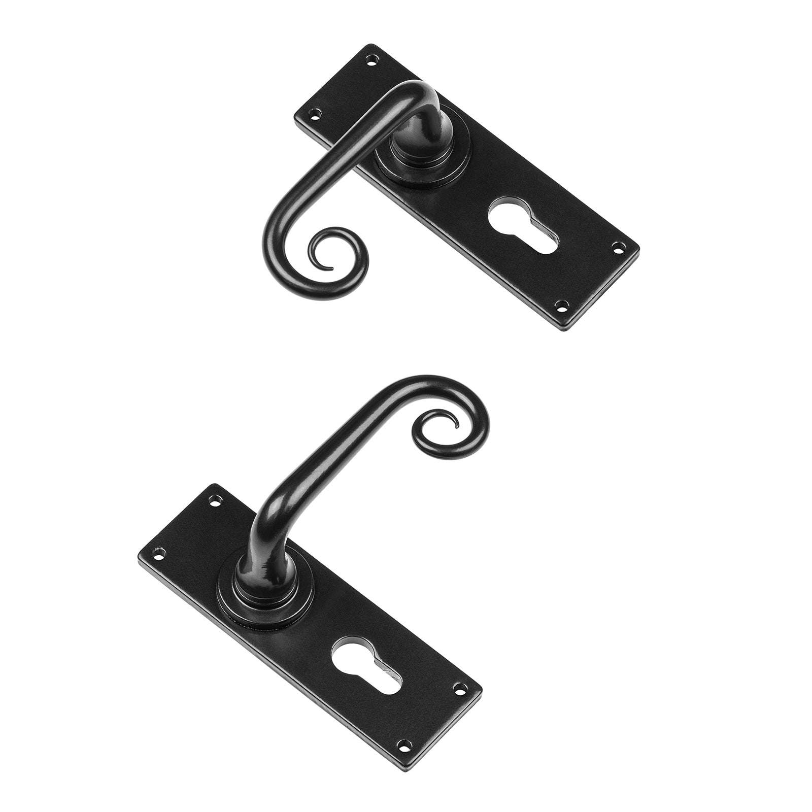 Curl Euro Profile Lock Door Handles