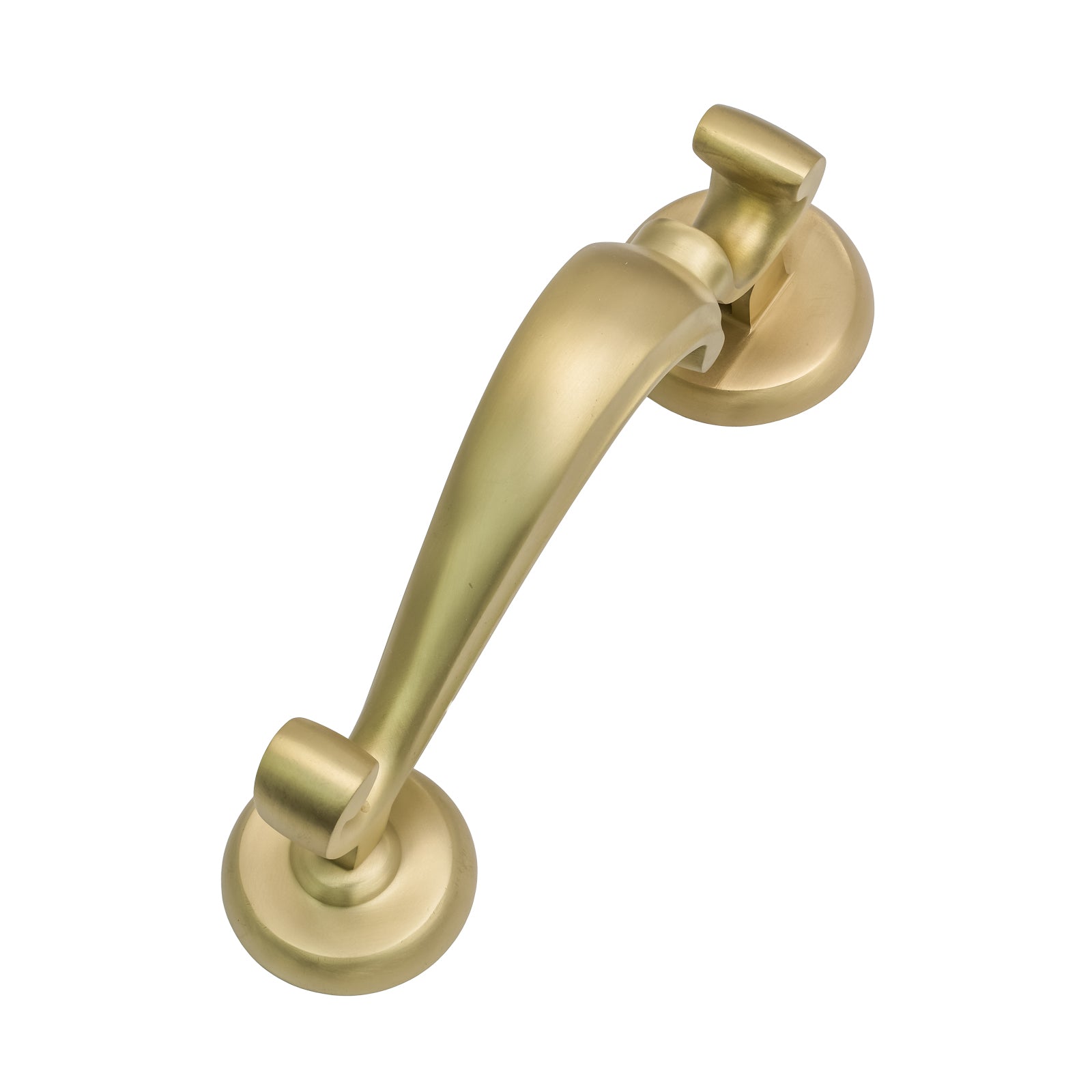 Satin Brass Doctors Door Knocker