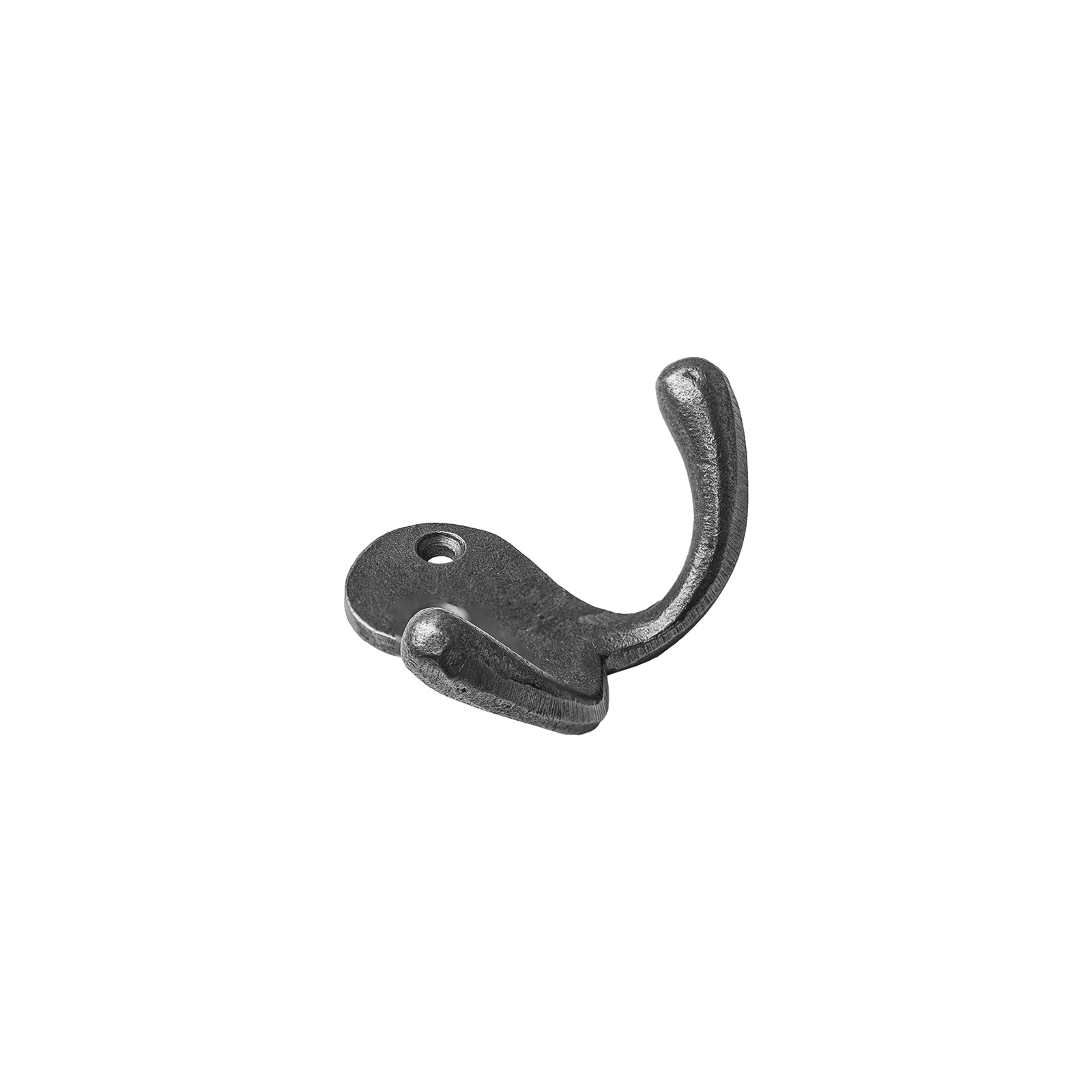 Double Robe Hook Antique Iron  - coat and robe hooks