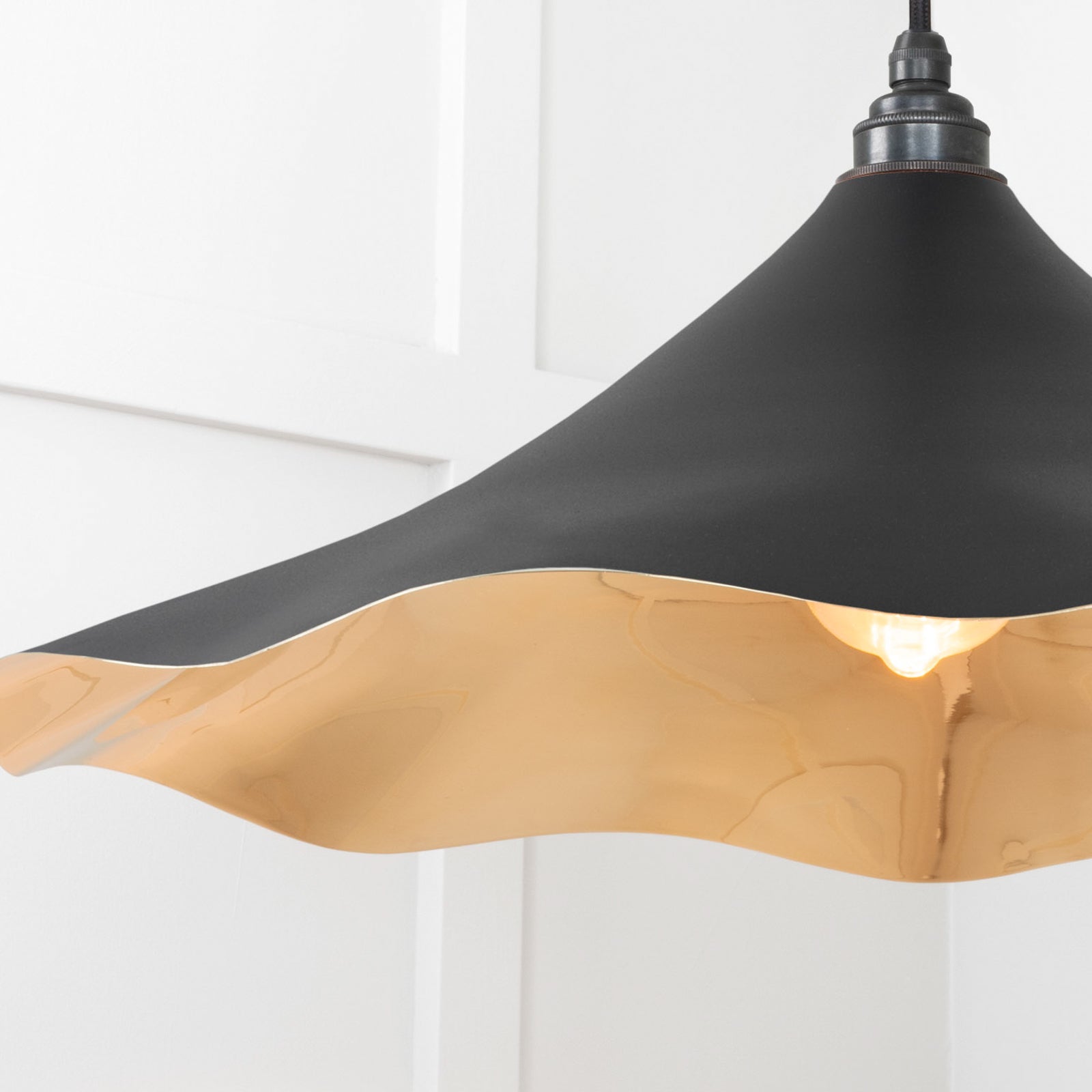 SHOW Close Up Image of Flora Ceiling Light in Elan Black