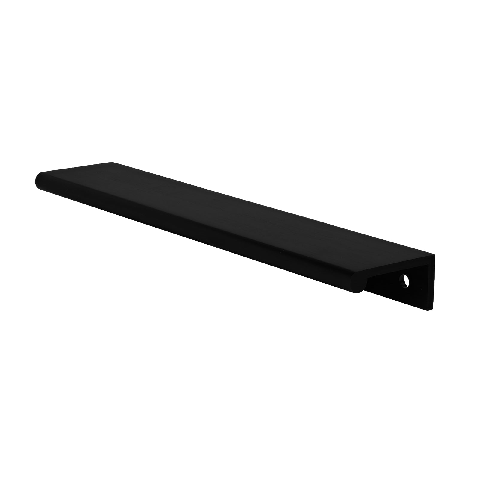 large black round lip edge pull, edge pull handle