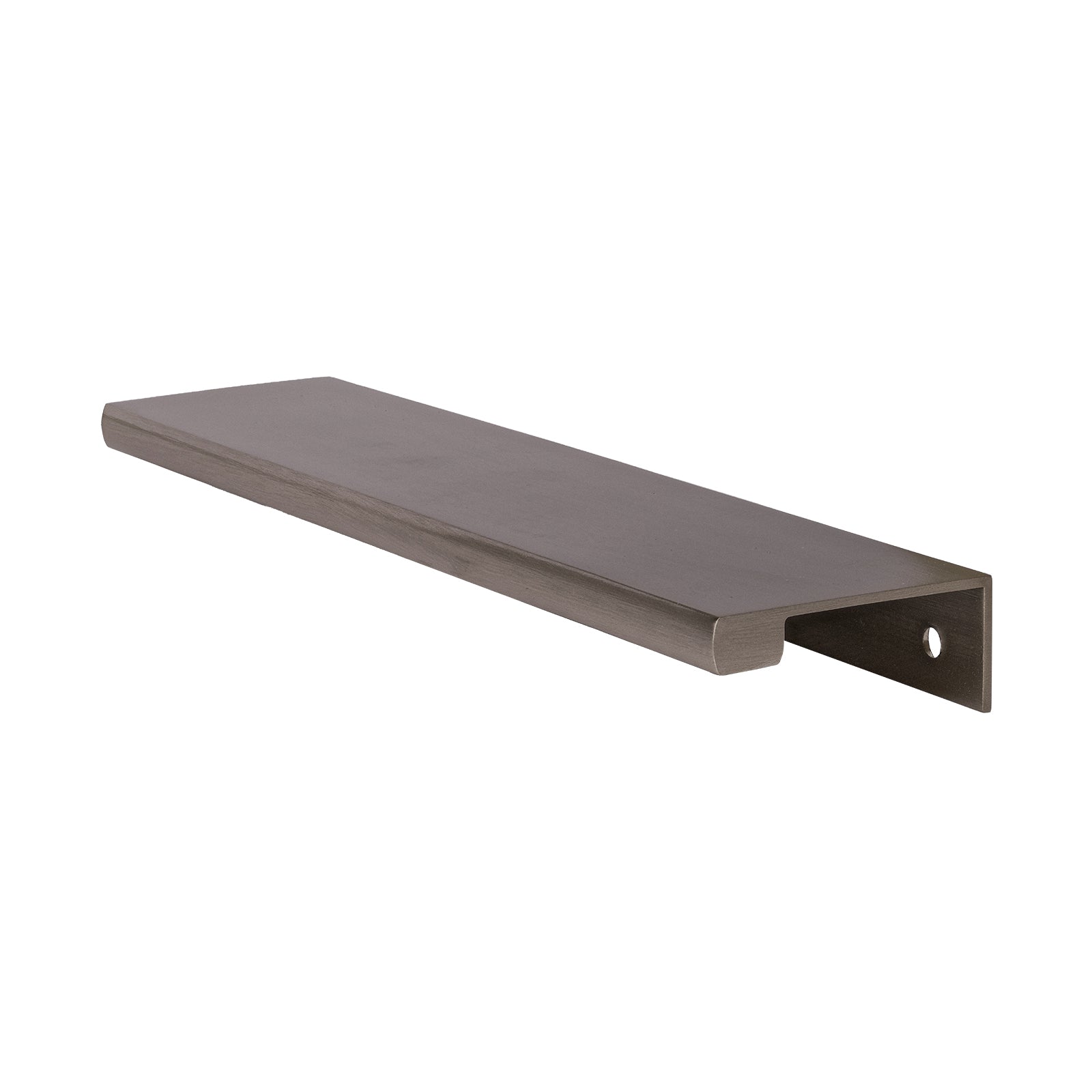 satin nickel  large cupboard edge pull, door edge finger pull, edge pull handle