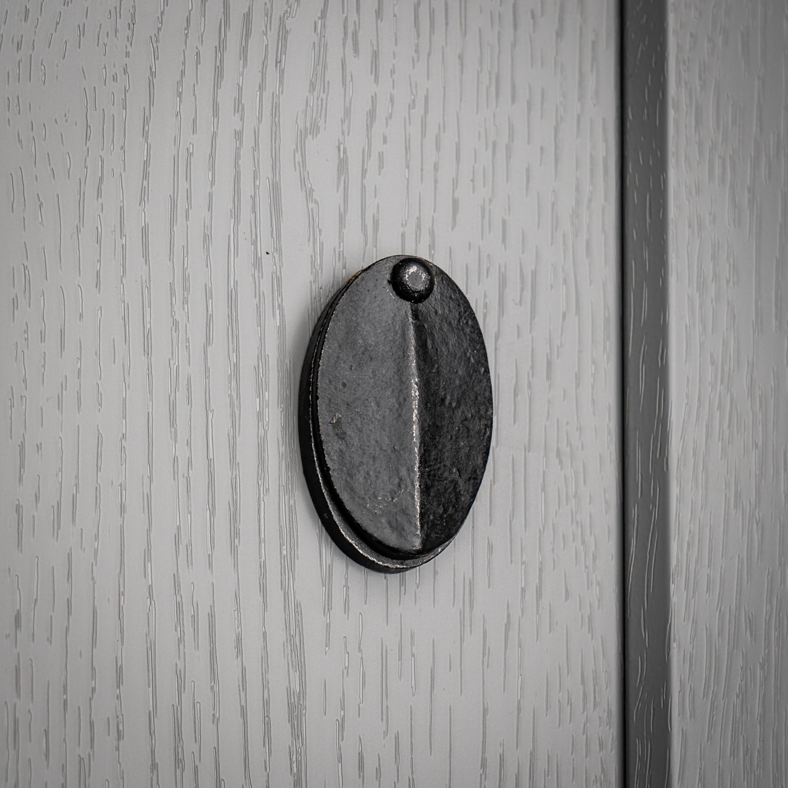 Black Beeswax Oval Escutcheon SHOW