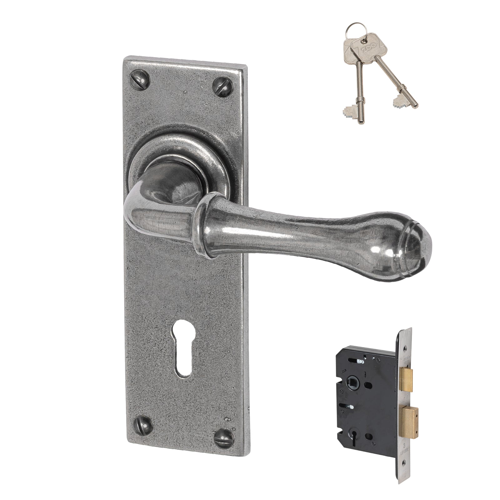 traditional handles 3 lever Lock