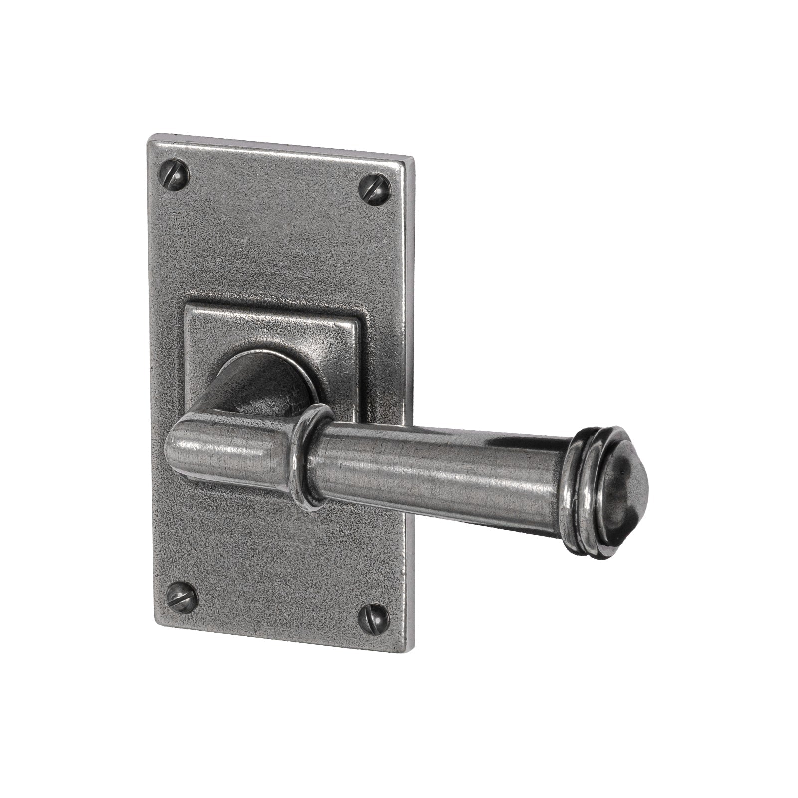 Durham Short latch pewter handle