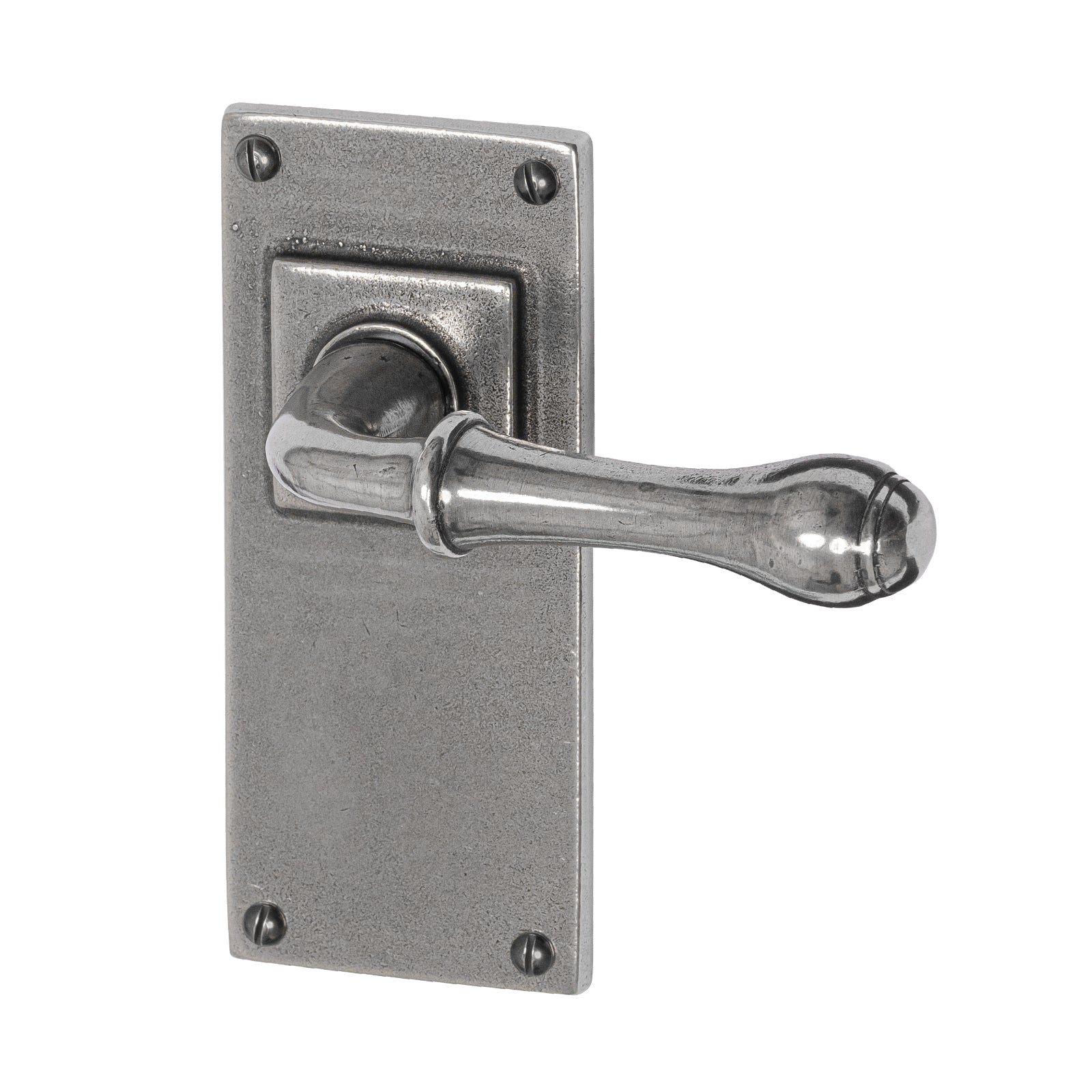 Derwent pewter latch door handle