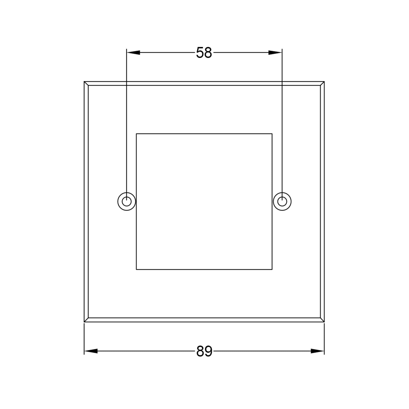 Pewter Cat 5E Wall Socket JPEG Drawing SHOW