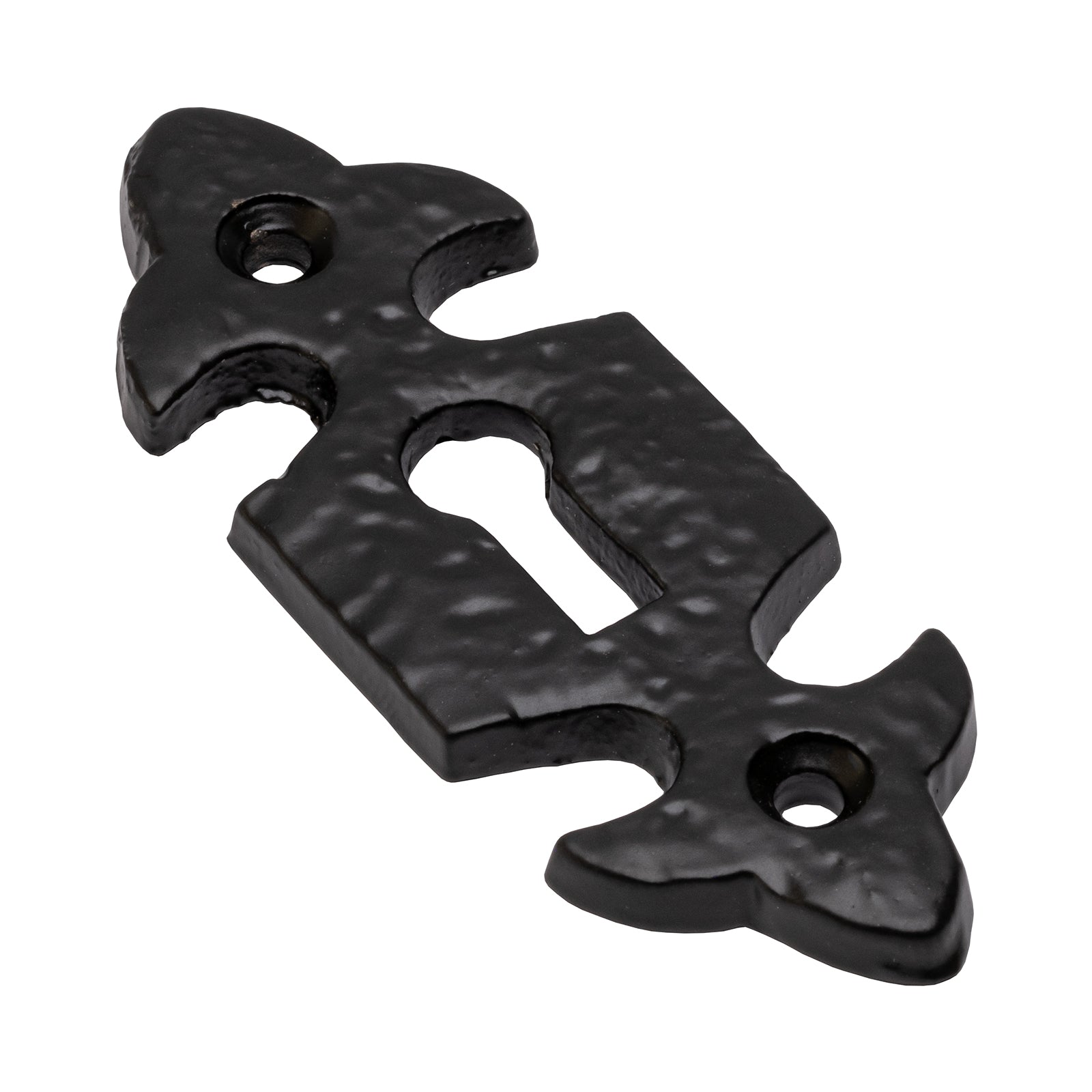 Fleur De Lis Black Cast Iron Escutcheon SHOW