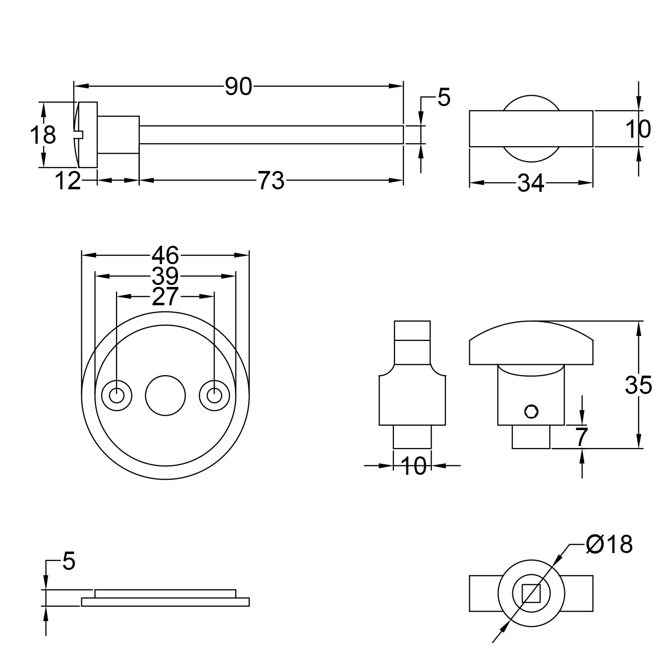 Regency bathroom turn & release dimension drawings SHOW