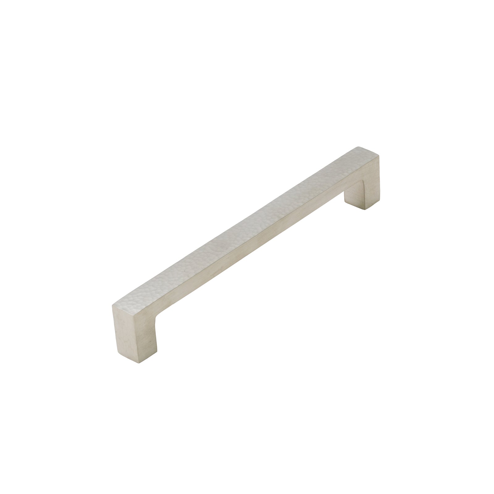 Image of 175mm Satin Nickel Hammered Square Pull Handles