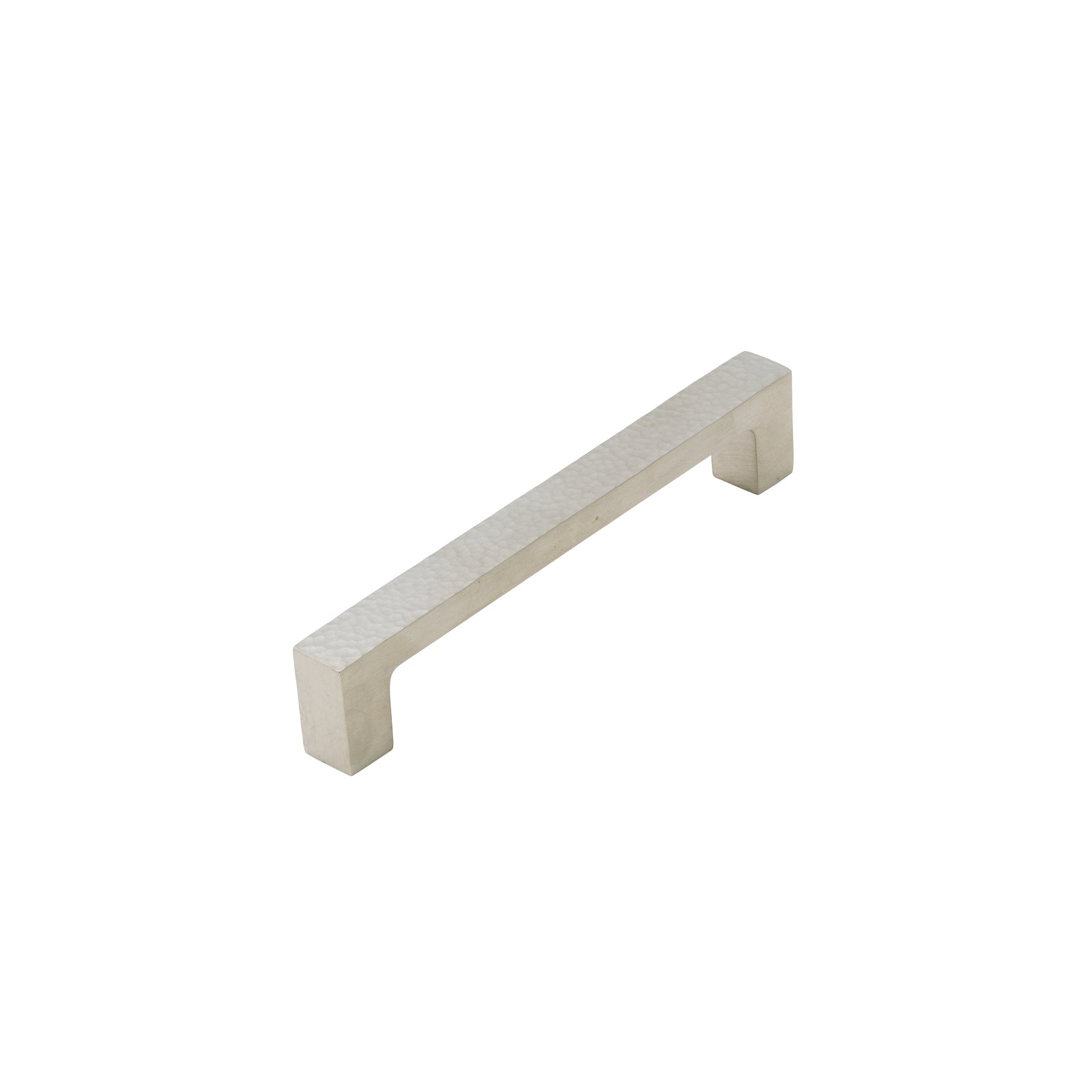 Image of 142mm Satin Nickel Hammered Square Pull Handles