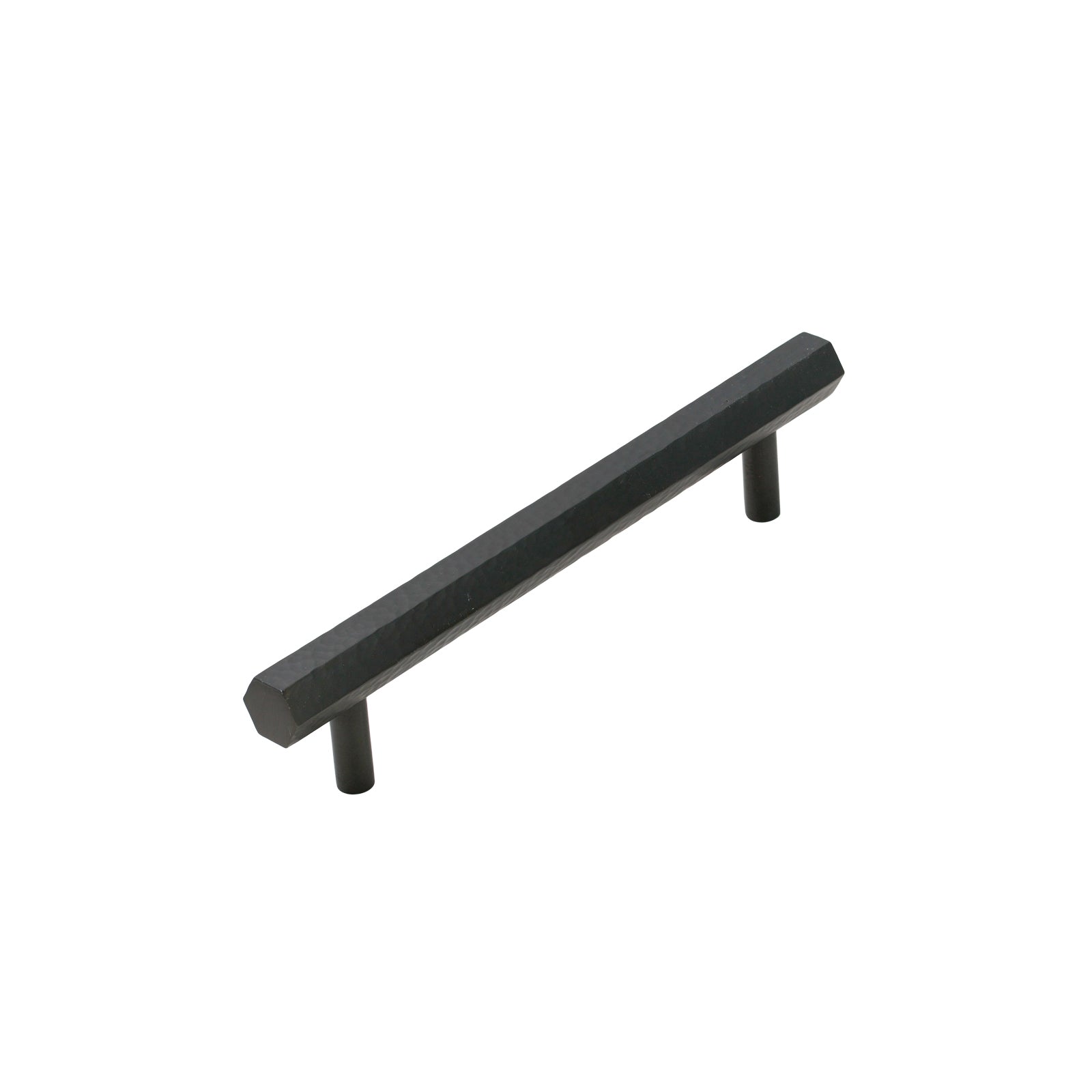 Image of 170mm Matt Bronze Hammered Hexagonal Pull Handles